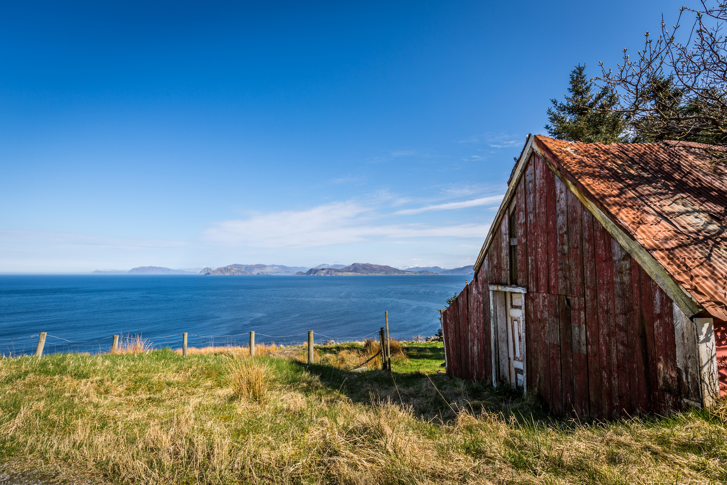 Hus med utsikt i Eltvika