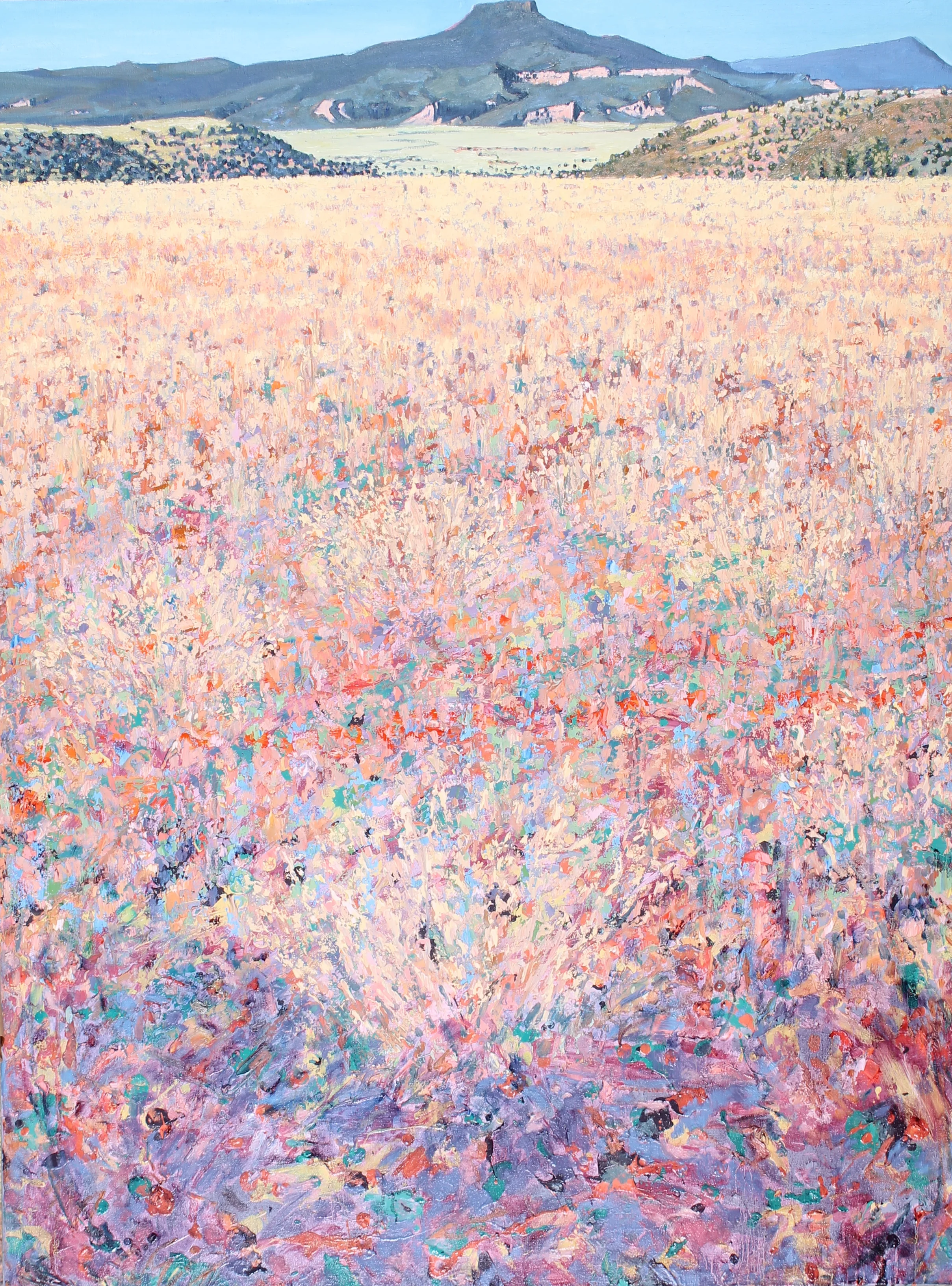 Upward Organizing Transitions, 2014. Oil on canvas. Catalog number 14005. 