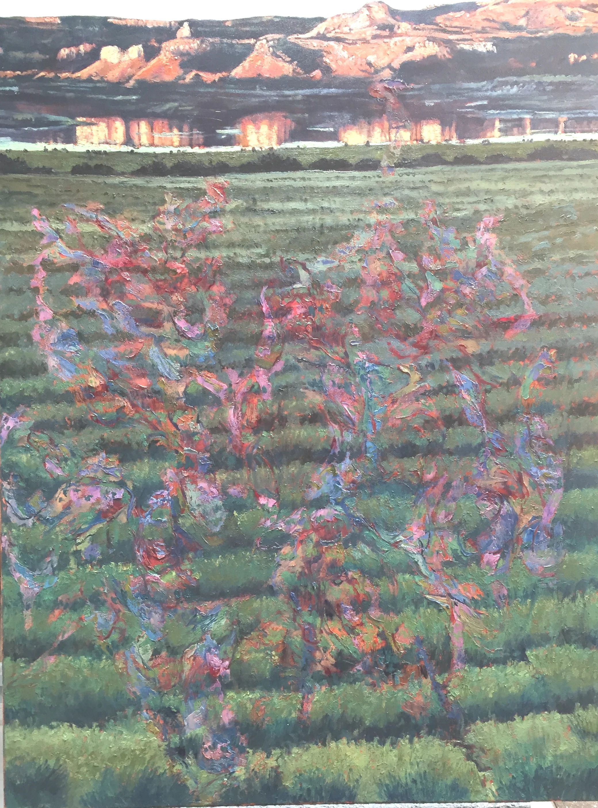 Indispensable Temporal Emanations Discerned 2016 oil on canvas 48" x 35" cat no 16003