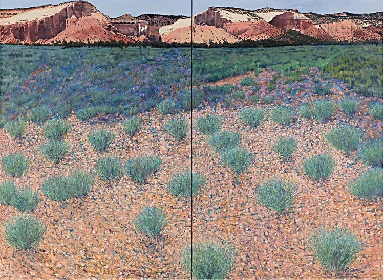 Mediated Unified Continuum, 2007. Oil on canvas. 48 x 72 inches. Collection: Jeff Davis. 