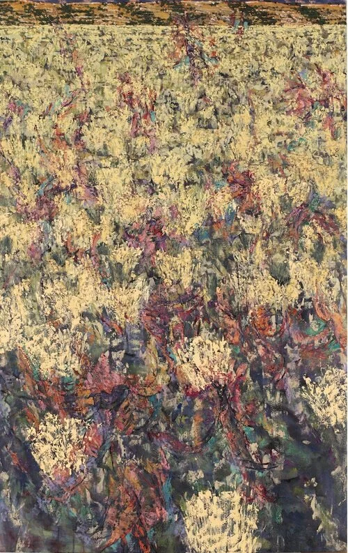 Vital Substantive Progression Recollected, 2008. Oil on canvas. 72 x 52 inches. 