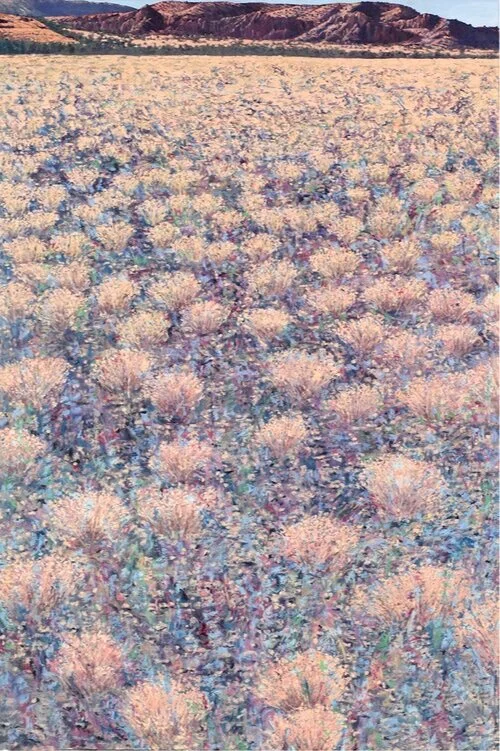 Recurrent Resolved Coalescences High Desert, 2009. Oil on canvas. 72 x 48 inches. 