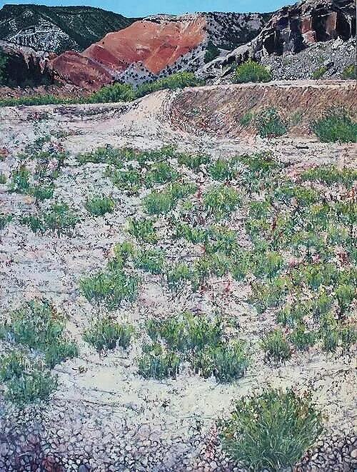 Briefly Stabilized Contingencies, 2012. Oil on canvas. 48 x 36 inches. 