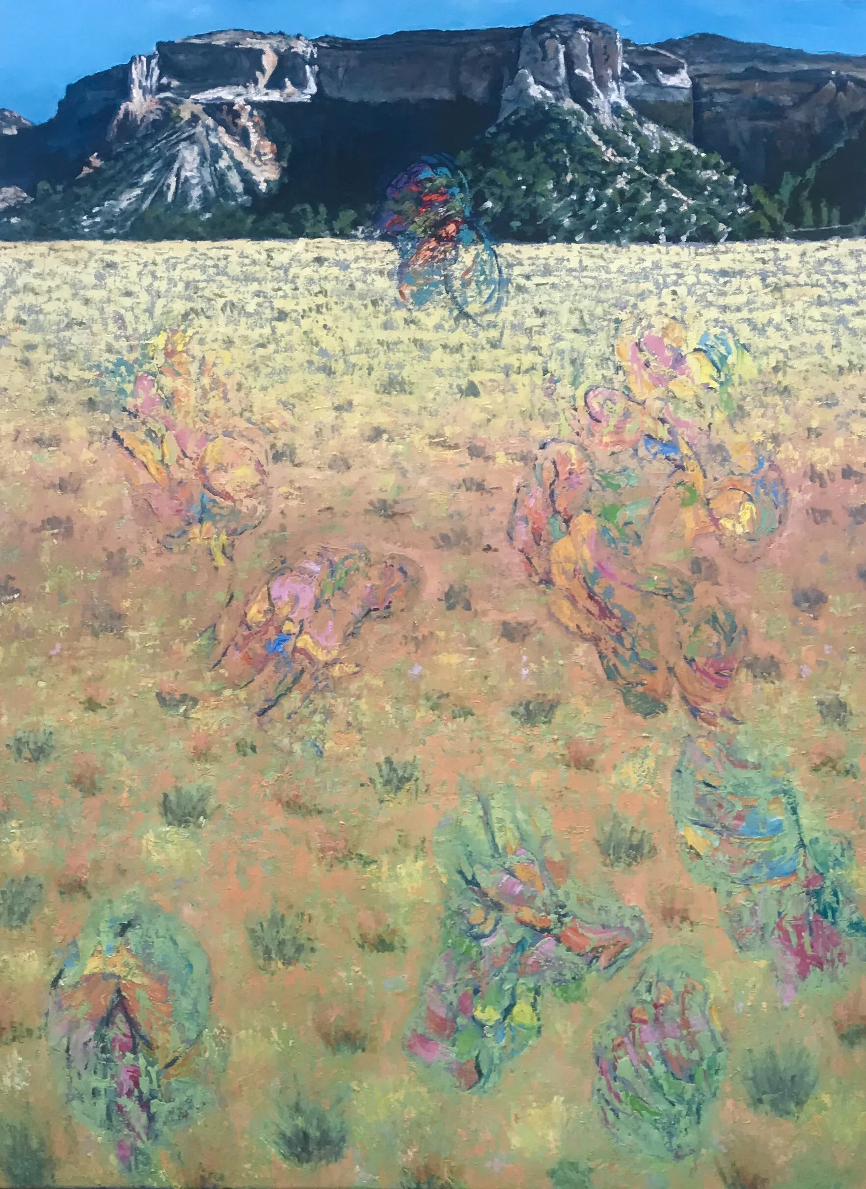 Momentary Temporal Contingencies, 2020. Oil on canvas. 36 x 48 inches. Catalog number 20038.