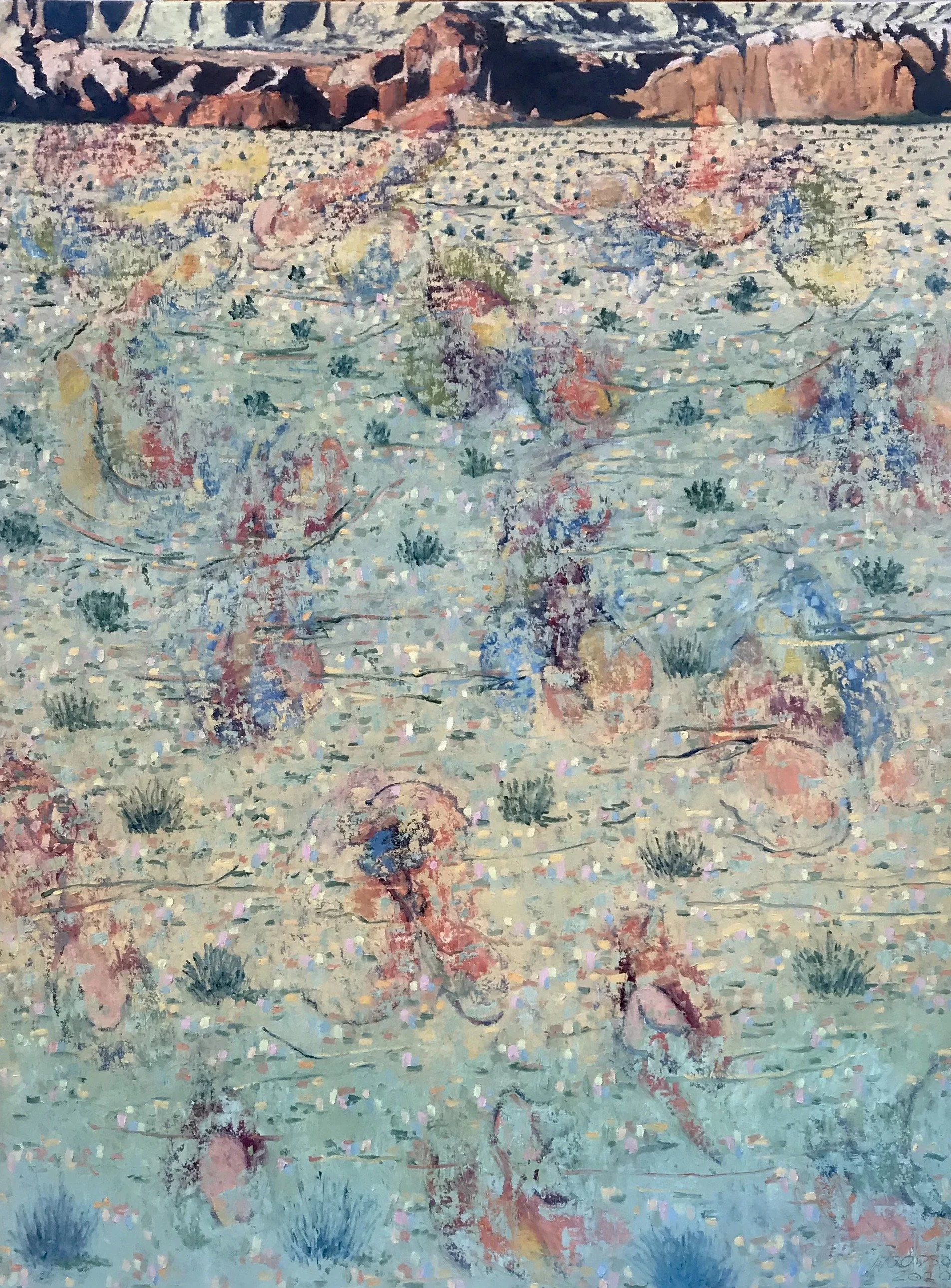 Momentary Spontaneous Mediations, 2020. Oil on canvas. 48 x 36 inches. Catalog number 20041.