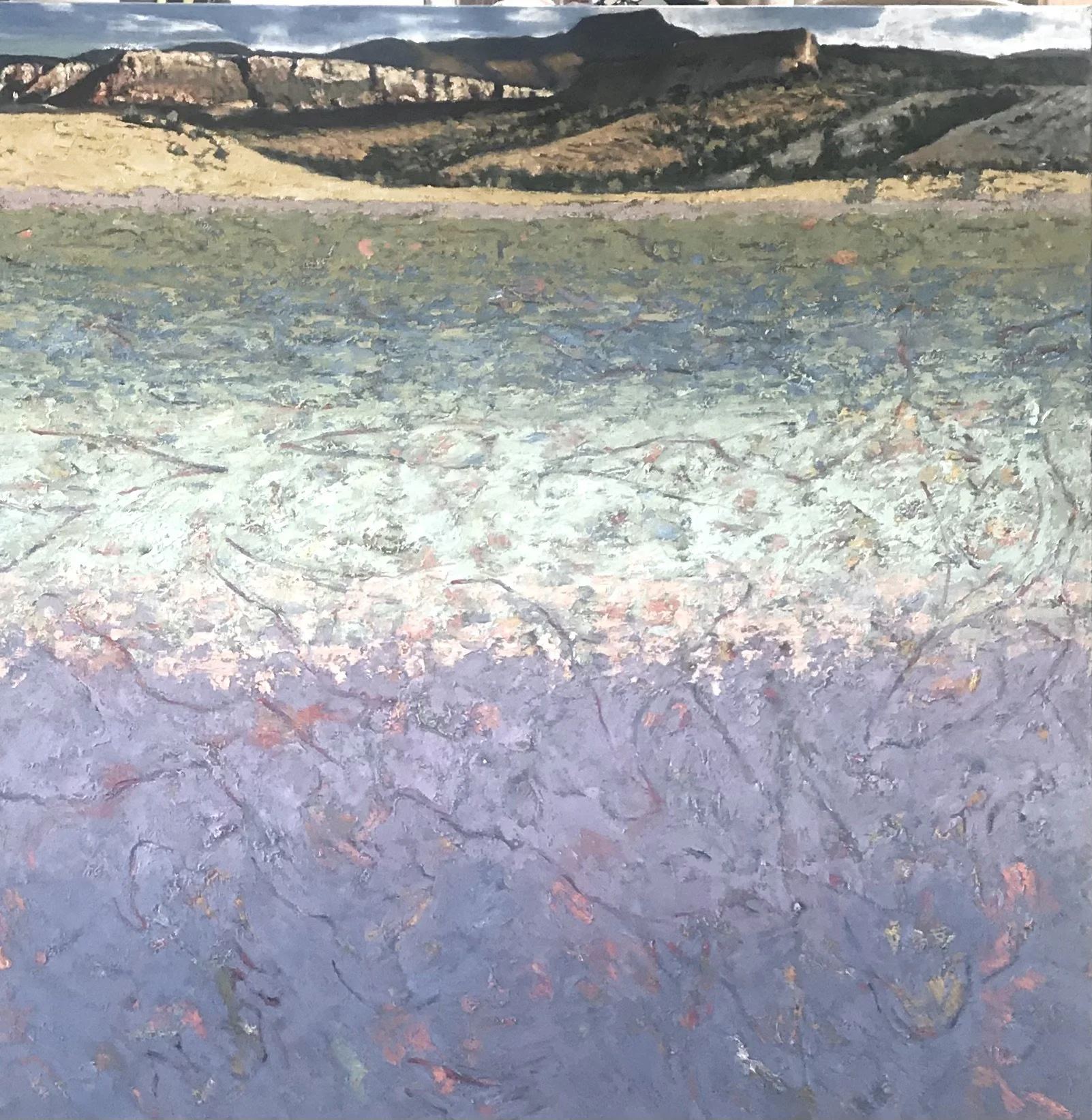 Transforming Horizontal Variations, 2022. Oil on canvas. 36 x 36 inches. Catalog number