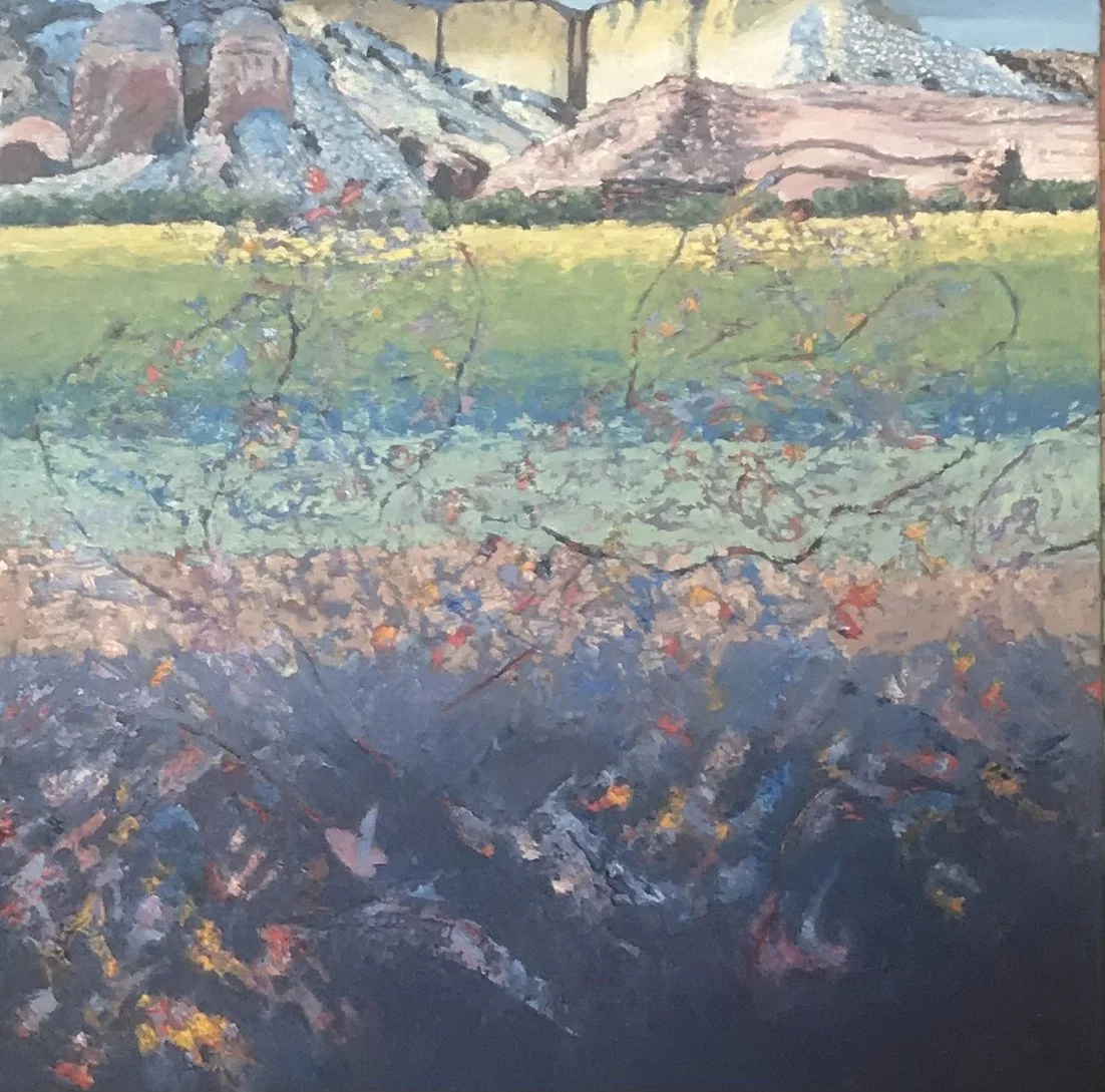 Transforming Horizontal Variations no. 2, 2022. Oil on canvas. 24 x 24 inches. Catalog number