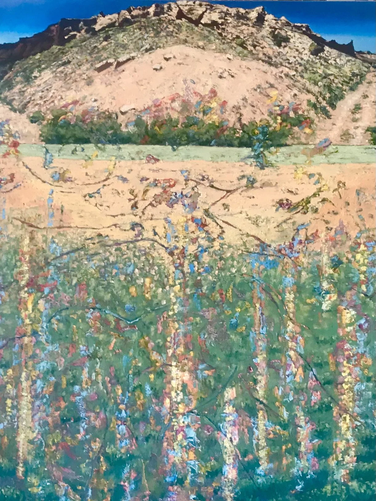 Emerging Temporal Emanations, 2022. Oil on canvas. 40 x 30 inches. Catalog number