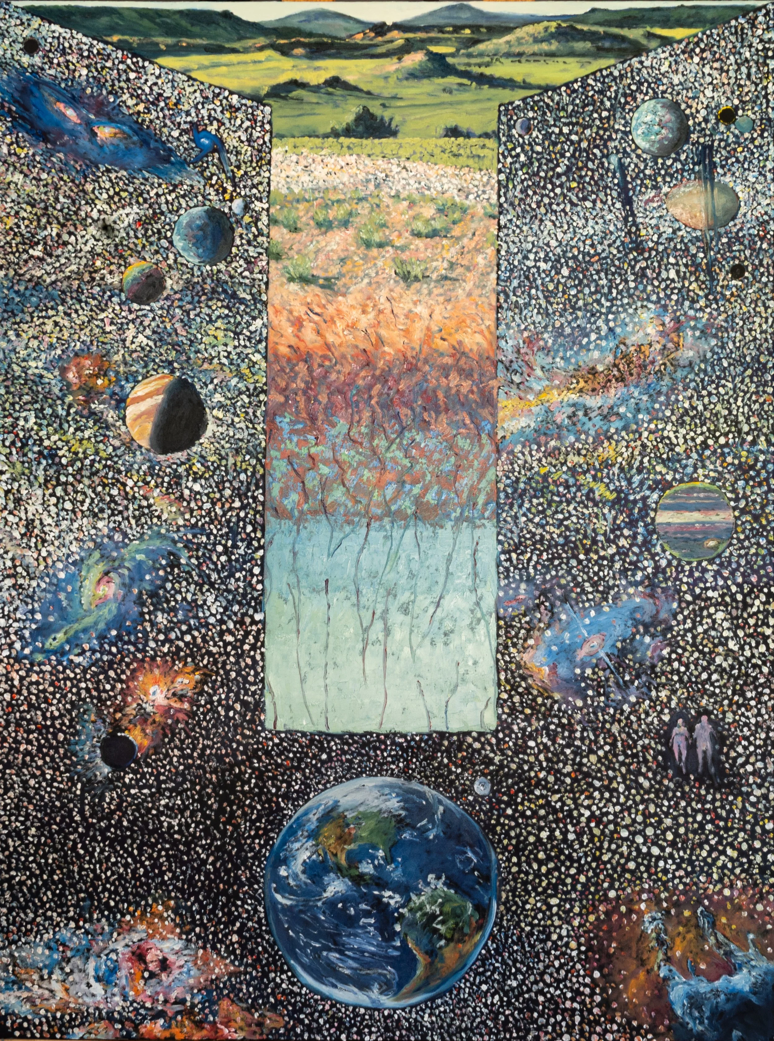 Ultimate Fundamental Celestial Origin, 48 x 36", 2026.