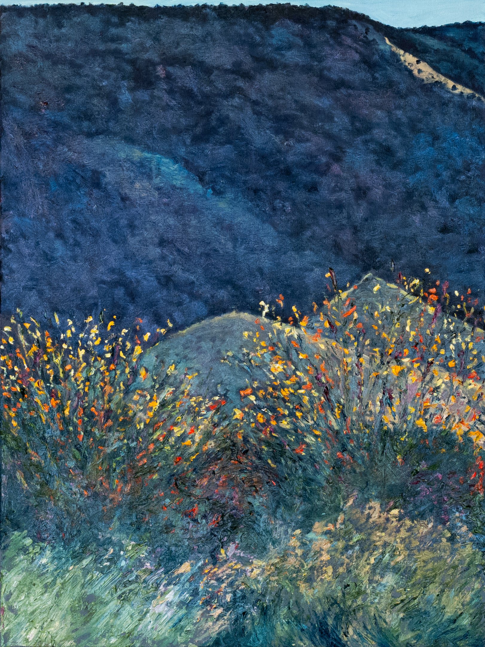 Solitary Interim Liminals, 2026. Oil on canvas. 24 x 18". 