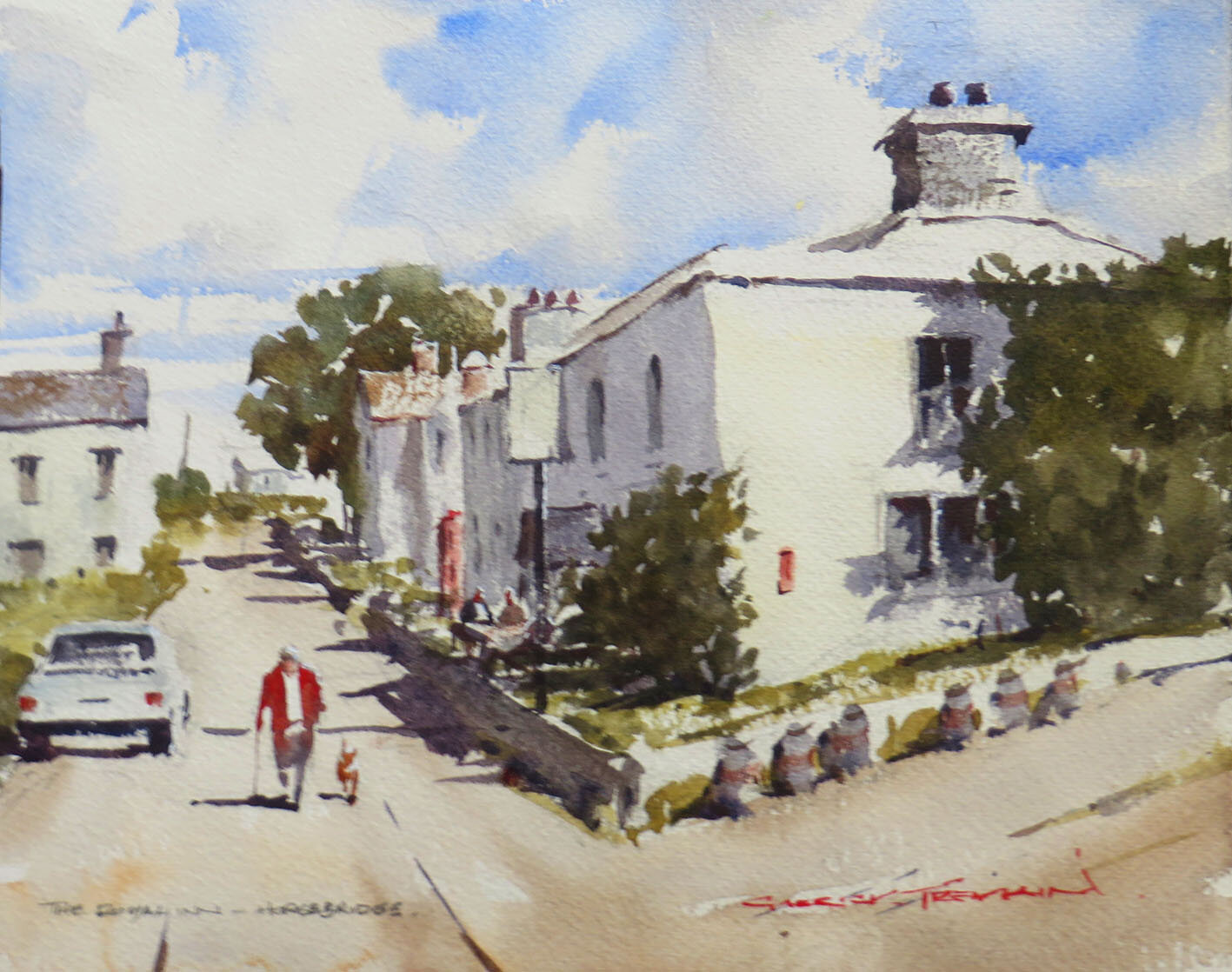 The Royal Inn, Horsebridge, Devon. 12 Feb 2020 w/c