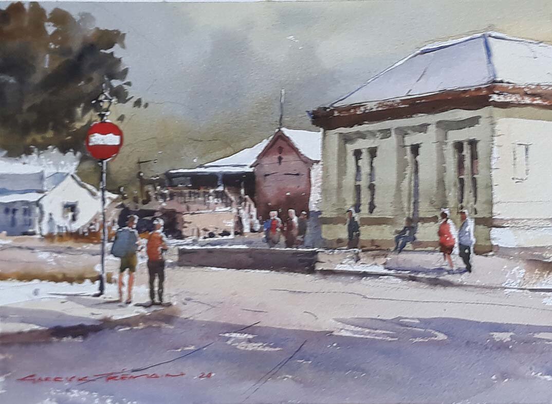 Museum corner, Arrowtown. 18 Feb 2020 w/c SOLD