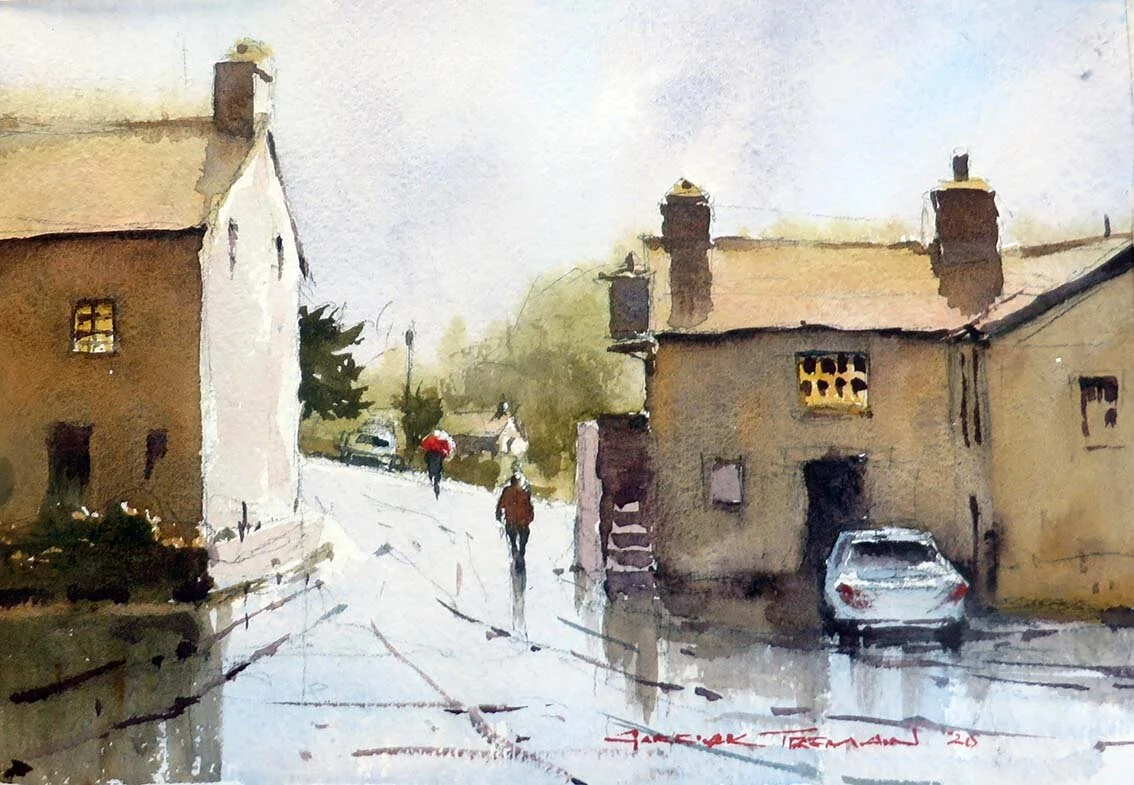 Wet day in Widdicombe. Devon