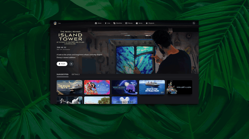 The Magic Behind Island Tower featured on Disney+