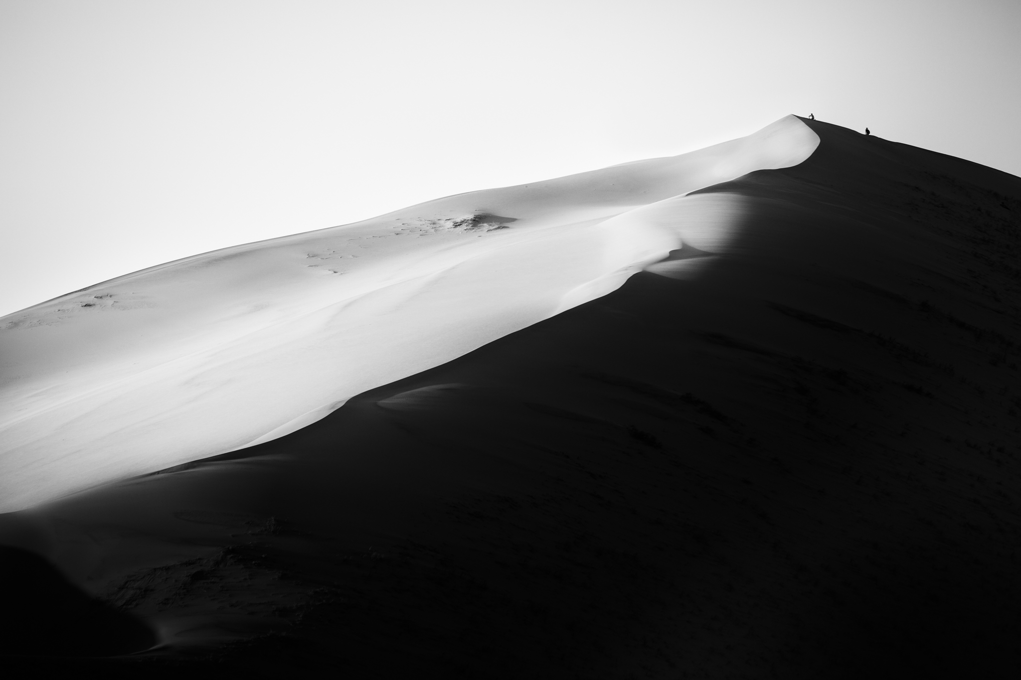 The Kelso Dunes of the Mojave Desert are some of the most glorious things I have seen. Atop, you can see our two new Israeli friends who were intent on reaching the summit before the sun set. 