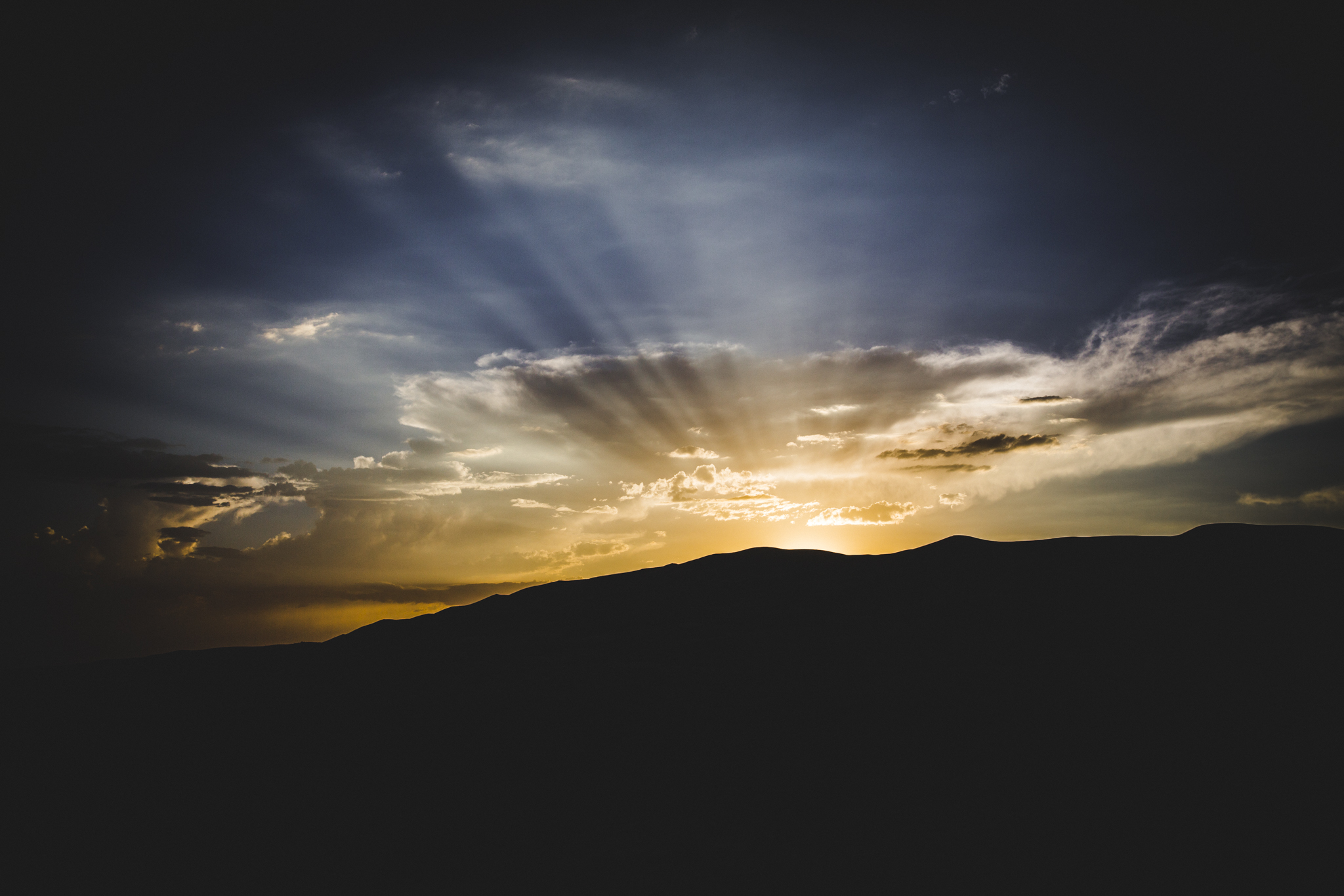 Our goal for day one — "Photograph the sunset in the Mojave Desert."