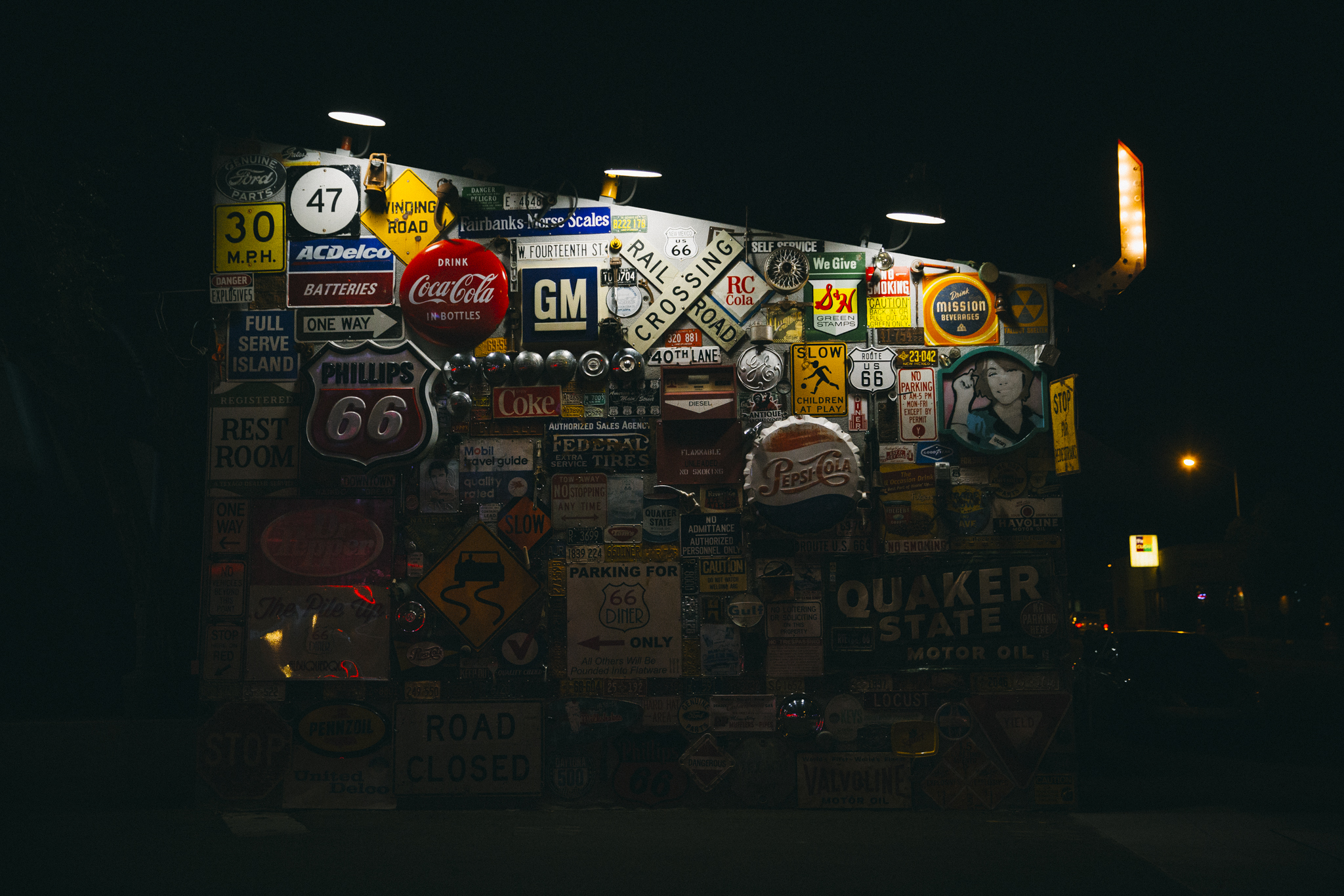 I really appreciate the iconic style of Route 66.