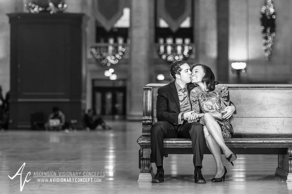 Chicago Engagement Photography: Downtown Chicago - Millennium Park - Union Station - Chicago Theatre