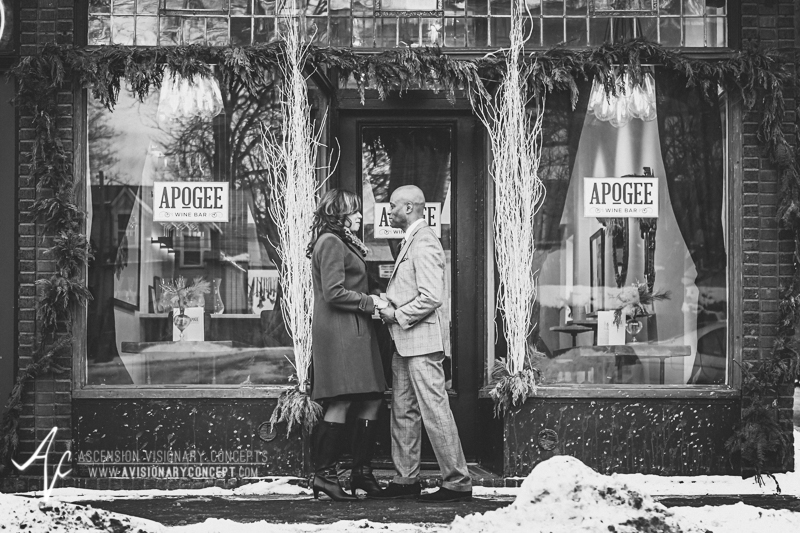 Buffalo-Rochester Engagement Photography Downtown Rochester 01 Apogee Wine Bar.jpg