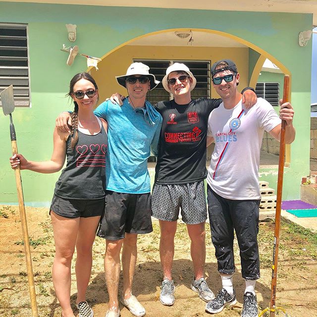 Spent the week in Vieques repairing roofs damaged from Hurricane Maria (yes, from sept 2017) of elderly/ underprivileged locals. My &ldquo;seal team 6&rdquo; squad worked with @hopebuildersinc who is doing some honest, great things - check them out i