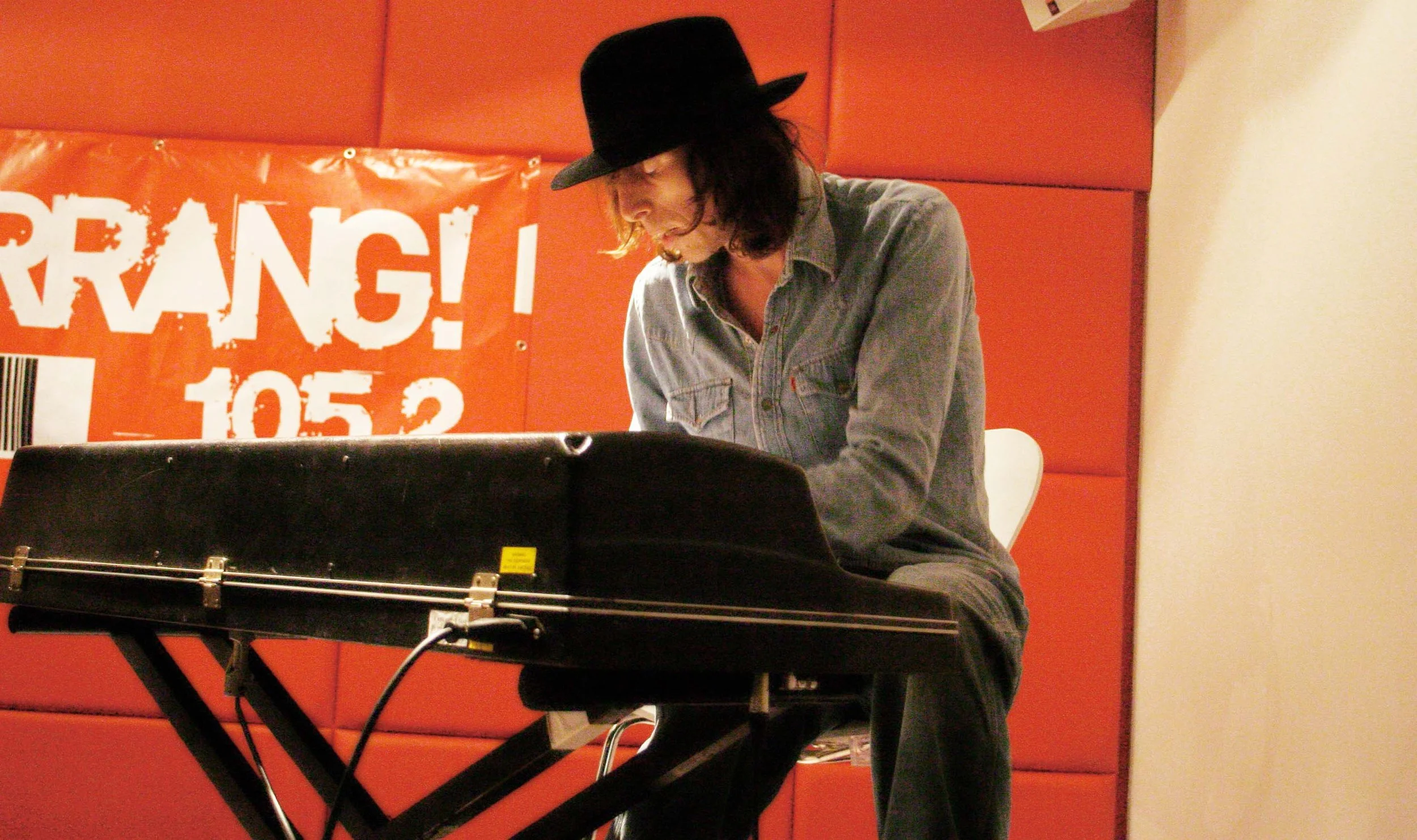  Supergrass at Kerrang! Radio studios on August 9, 2005.