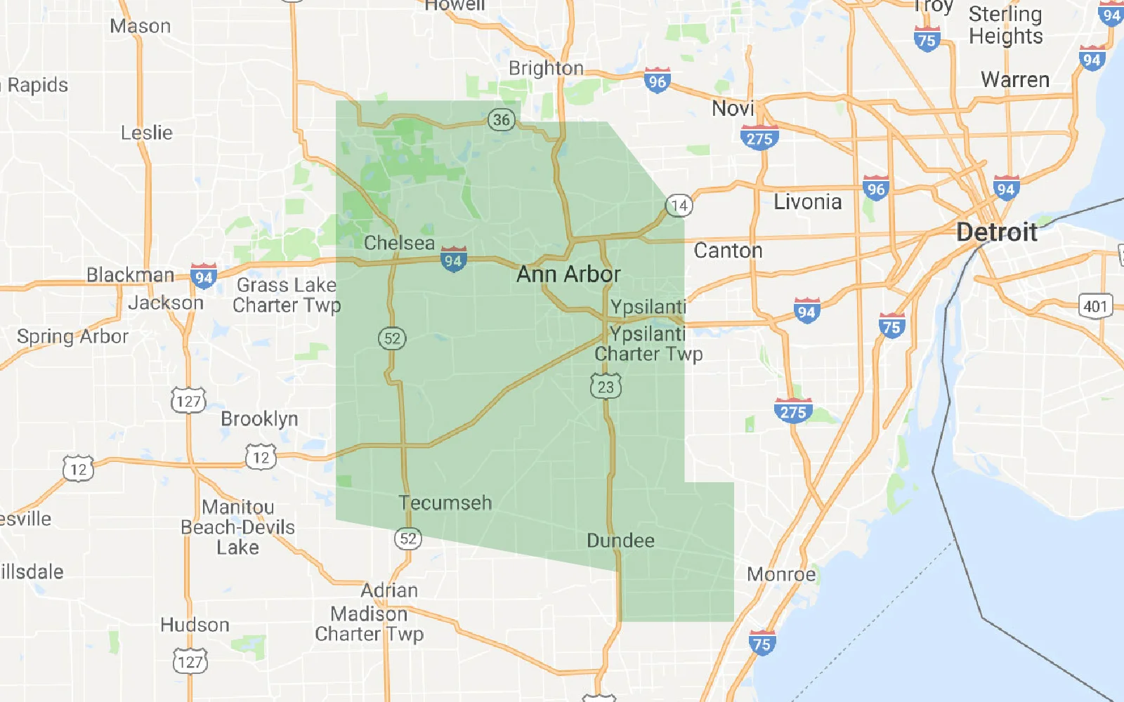 Ann Arbor Service Area