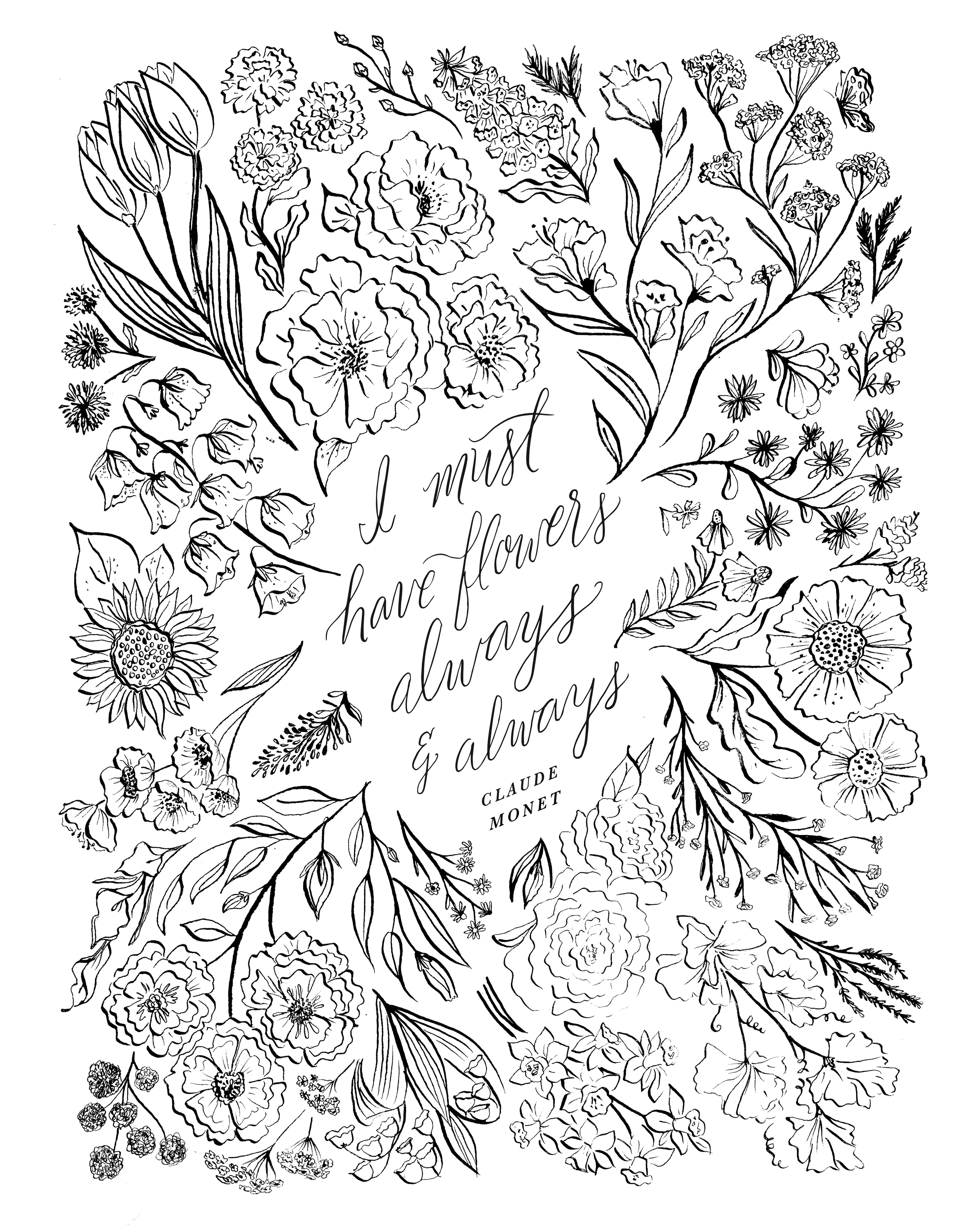 IMustHaveFlower_bwprint.png