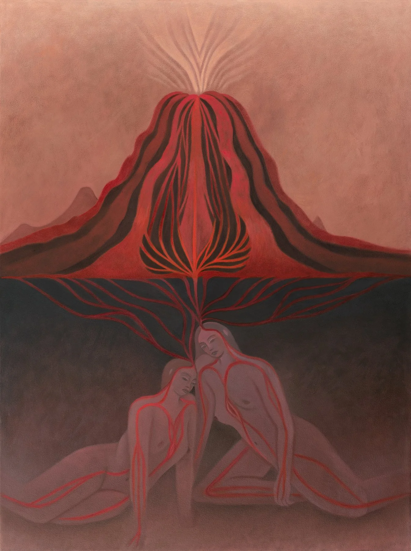 Two Women Assisting A Volcano.jpg