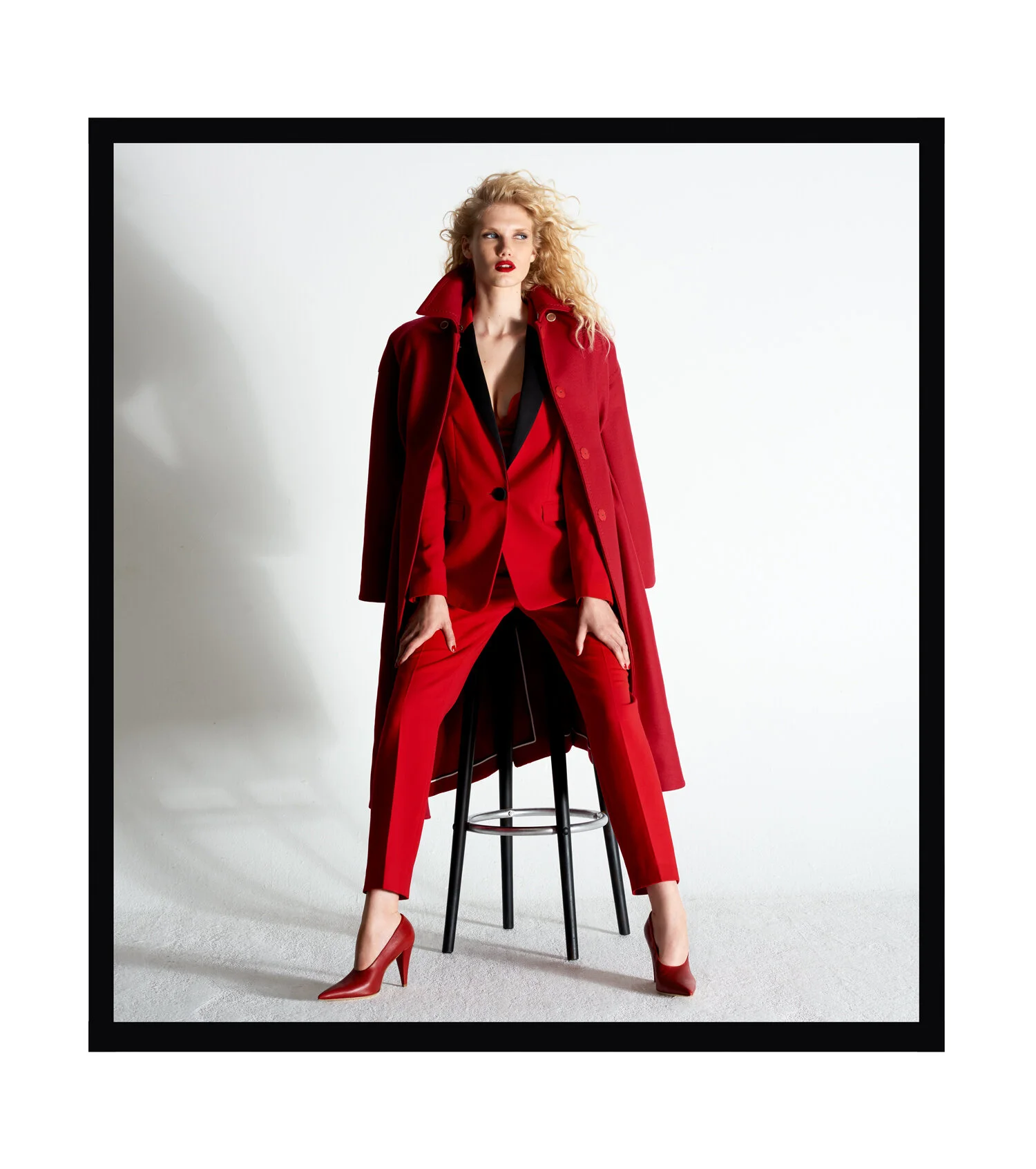 Yulia Terenti Wearing, Fendi Red Madame Fall / Winter 2017 Munich, Germany Edition © All rights reserved.