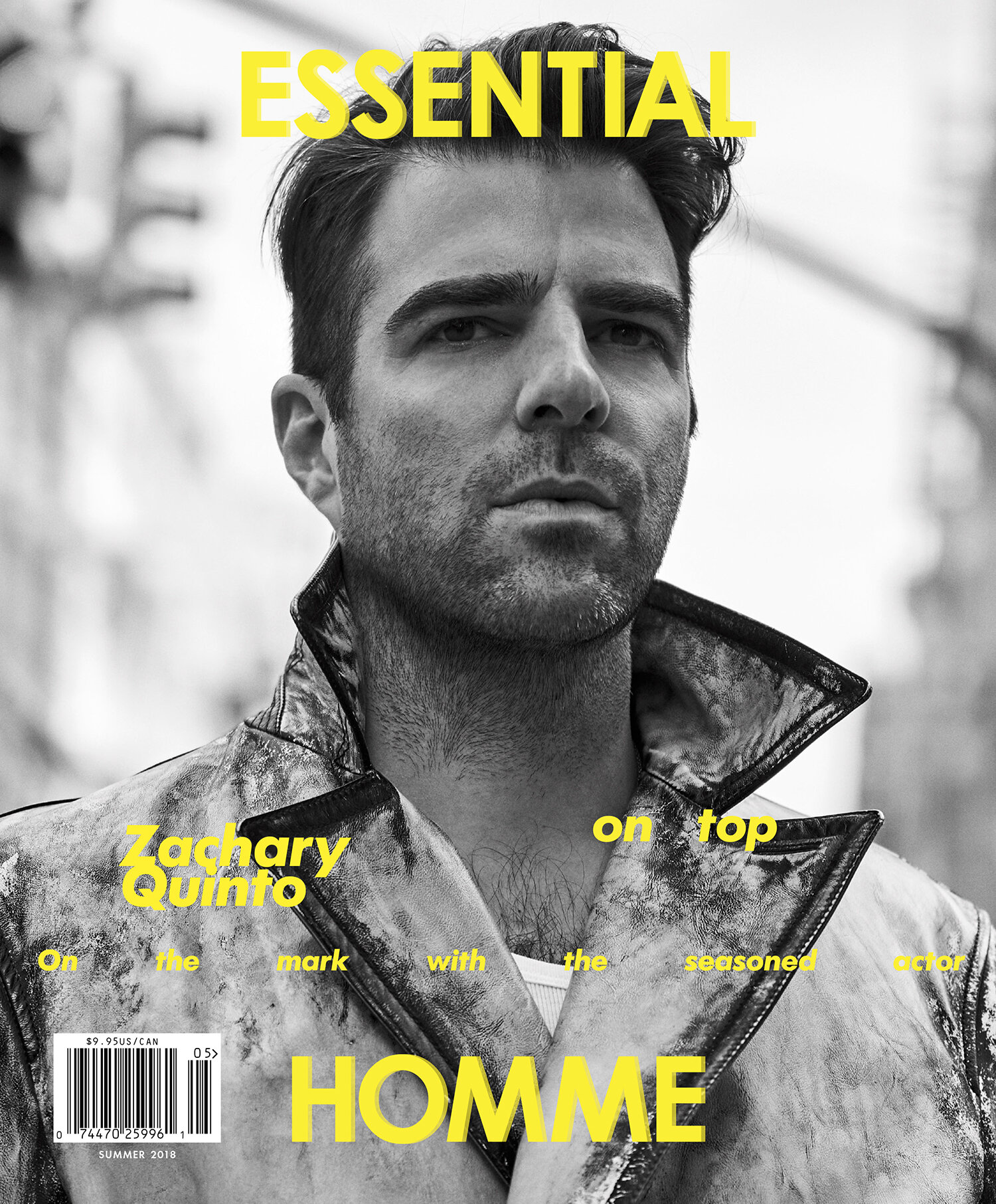 Zachary Quinto Wearing, Calvin Klein Film Savant Essential Homme Summer 2018 Soho, NYC Edition of 44 © All rights reserved.