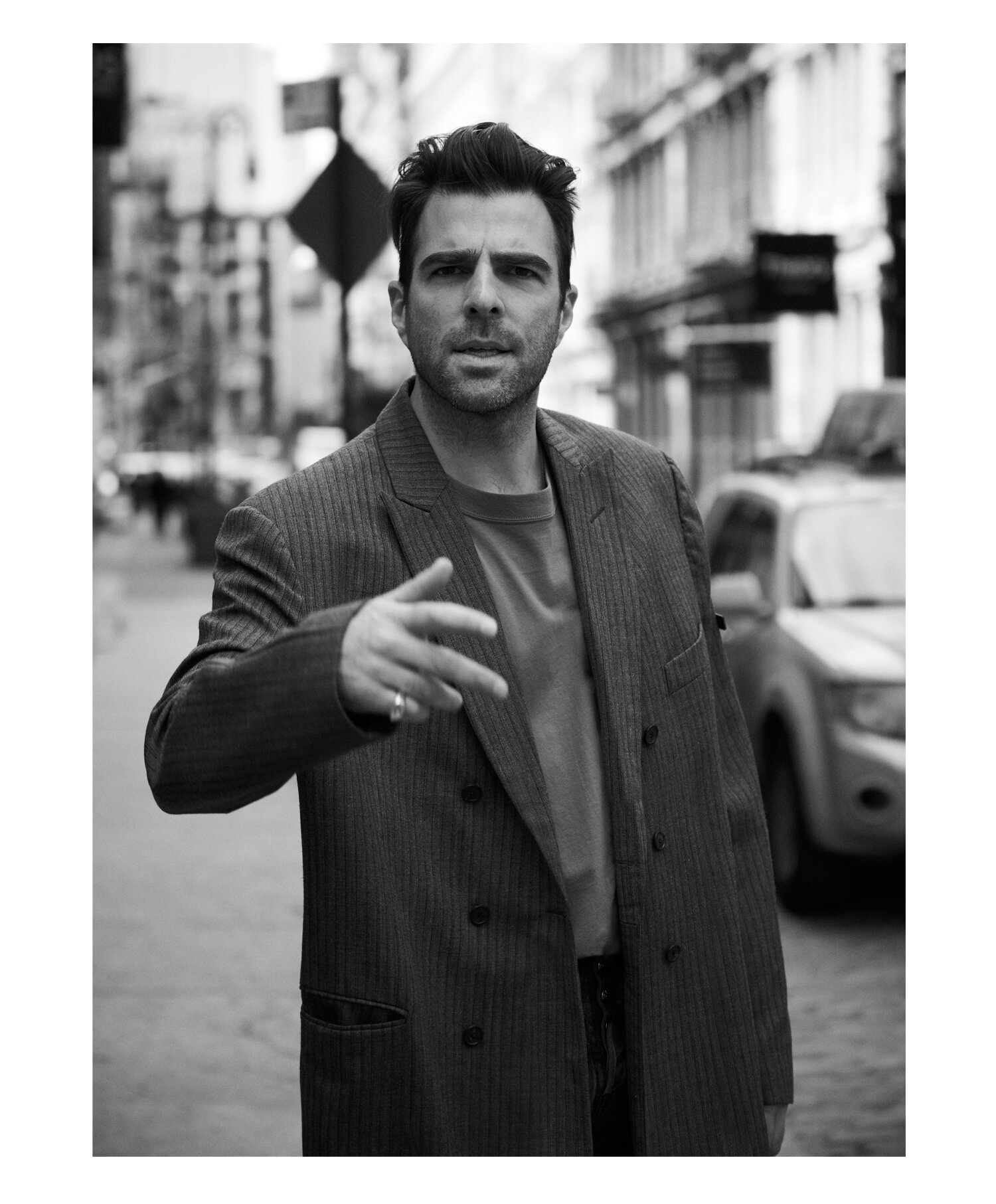 Zachary Quinto Wearing, Calvin Klein Film Savant Essential Homme Summer 2018 Soho, NYC Edition of 44 © All rights reserved.