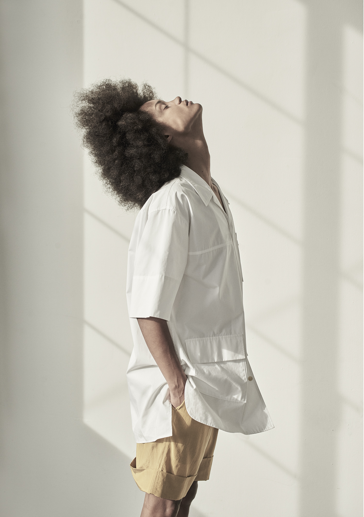 Joaquim Arnell Wearing, 3.1 Philip Lim Fixture Essential Homme Summer 2019 Brooklyn, NY Edition of 48 © All rights reserved.