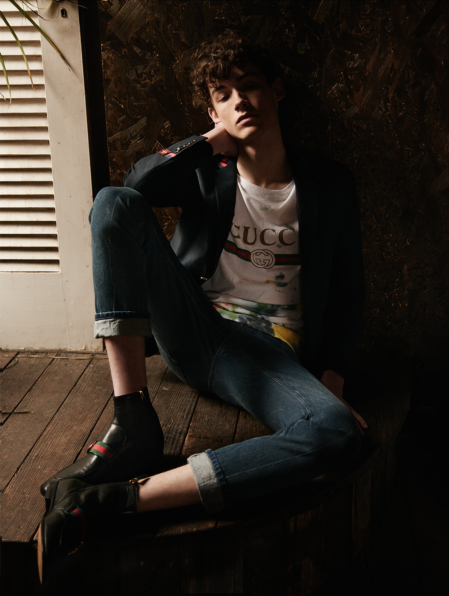 Wil Wadhams Wearing, Gucci When darkness falls Essential Homme Fall 2017 Brooklyn, NY Edition of 41 © All rights reserved.