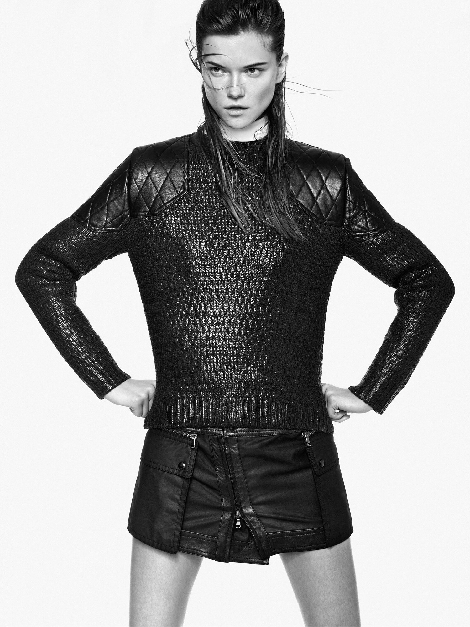 Kasia Struss Wearing, Diesel Black… Advertisement WWD Fall Edition 2016 Chelsea, NYC Print Edition
