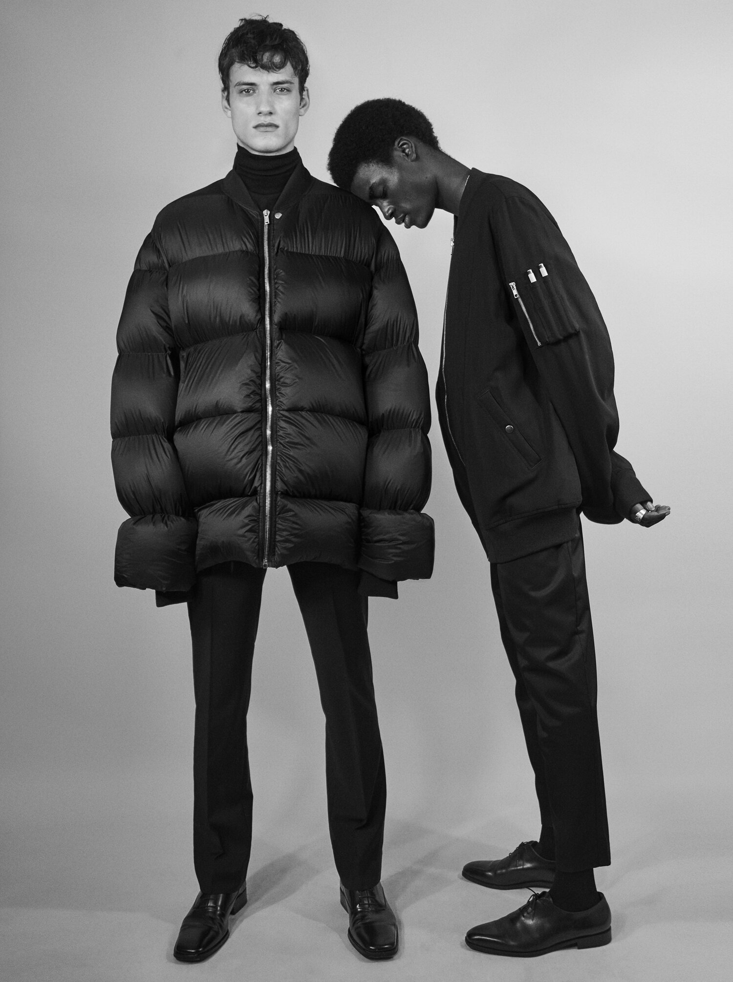 Serge & Babacar Wearing Rick Owens & Prada Call me by your name Vestal Winter 2020 Financial District, NYC Edition © All rights reserved.