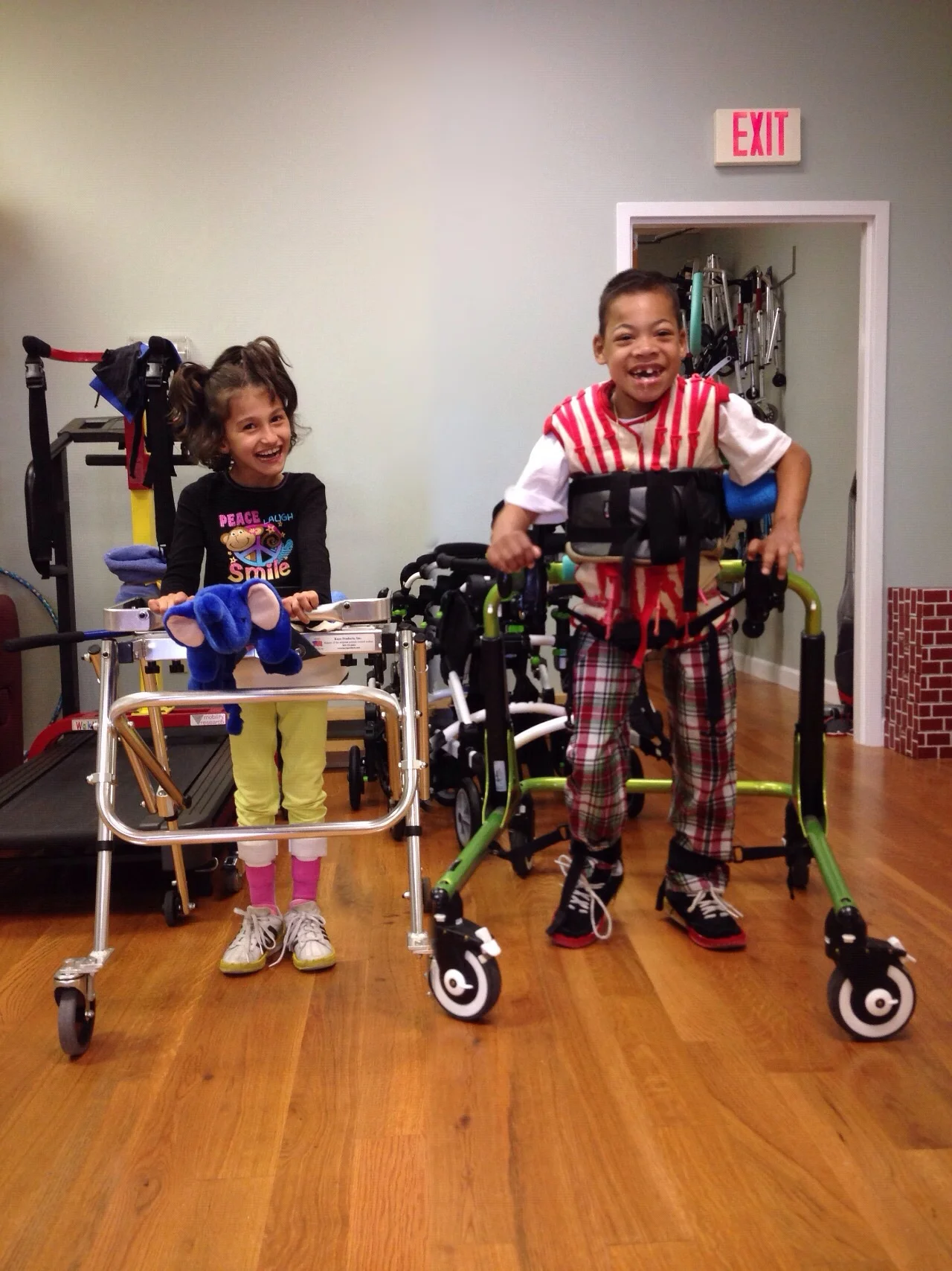 Ian and Mia; their parents are working on an arranged marriage. :)