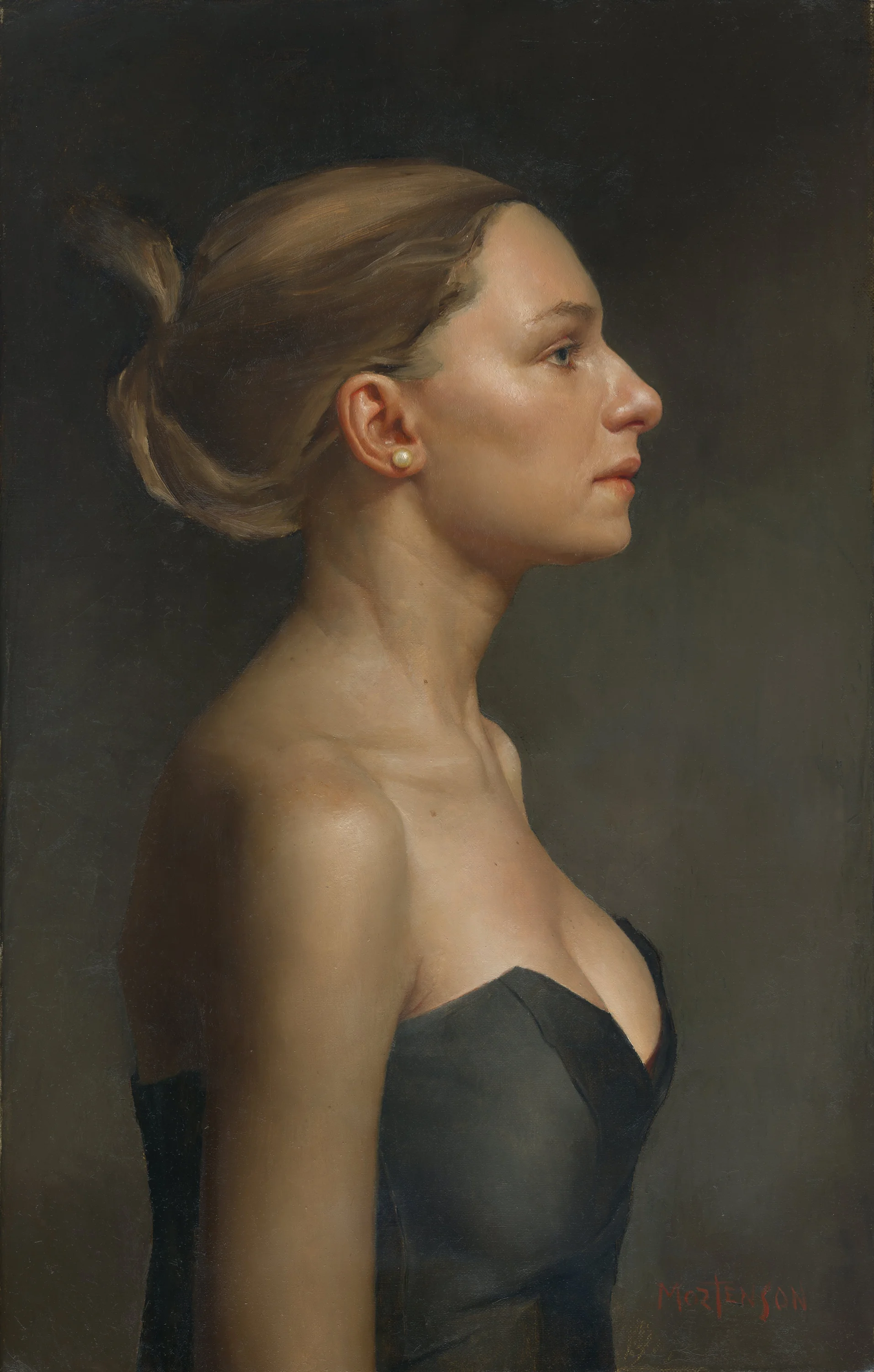   Pearl Earring, Oil On Linen, 17 x 11, 2013  