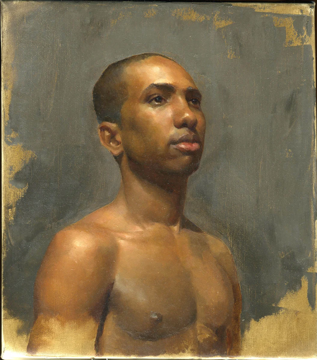  Juan Michael, Oil on Linen, 9" x 8" (Sold) 
