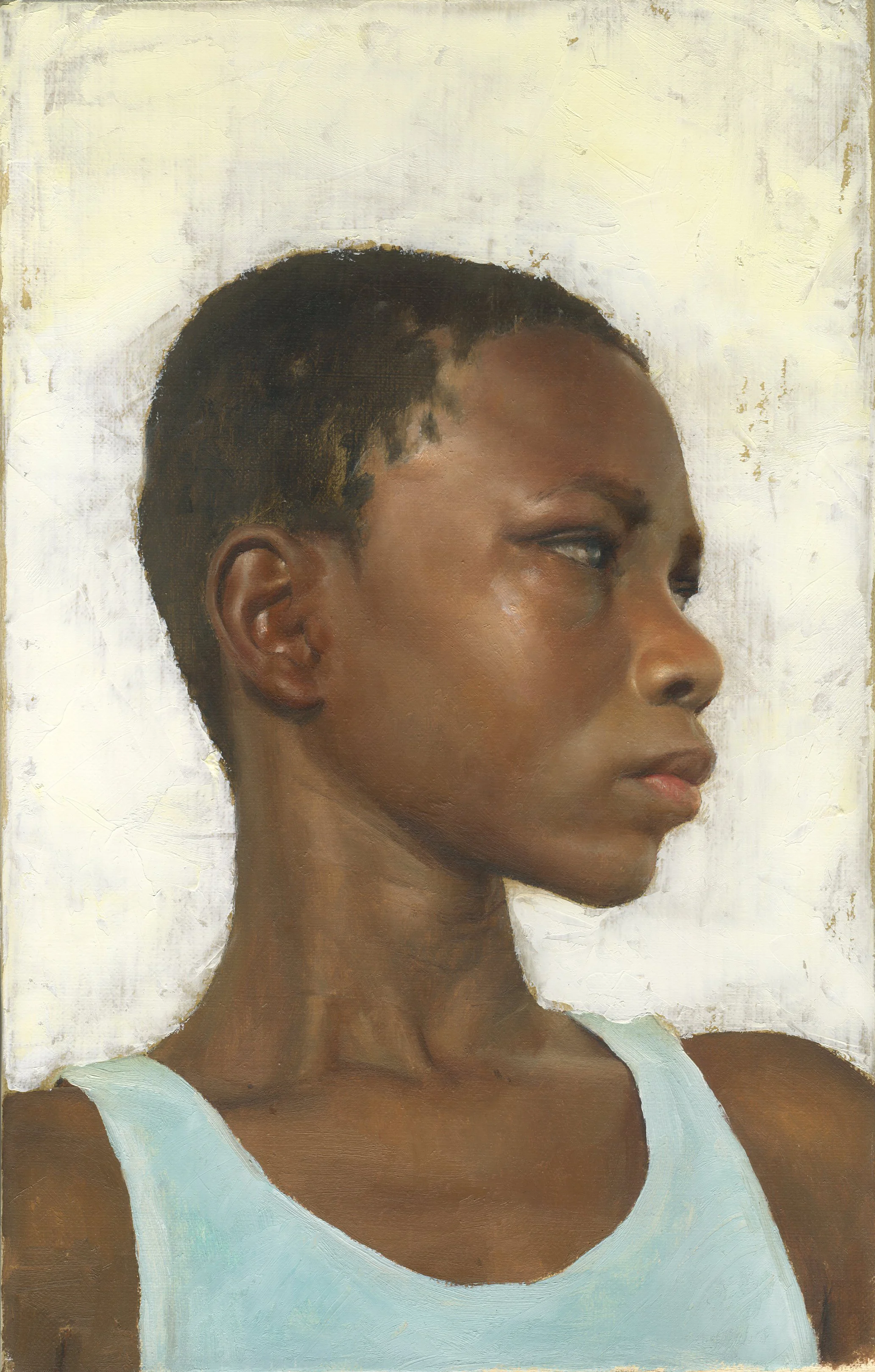   Orveda in Profile,  Oil on Linen, 11 x 7, 2013&nbsp;  Private Collection 