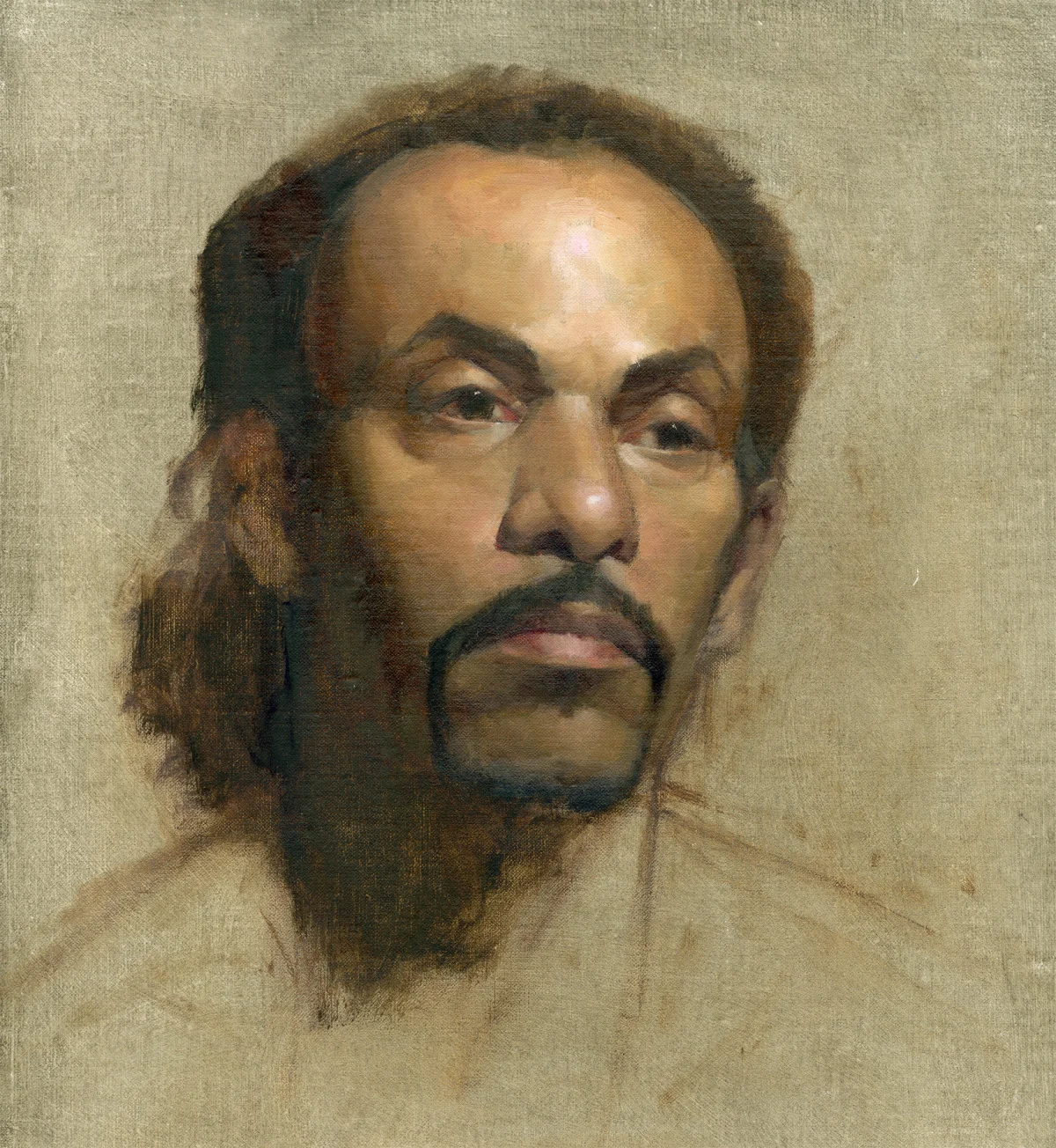  Dreads, Oil on Panel, 2008 &nbsp;&nbsp;  Private Collection 