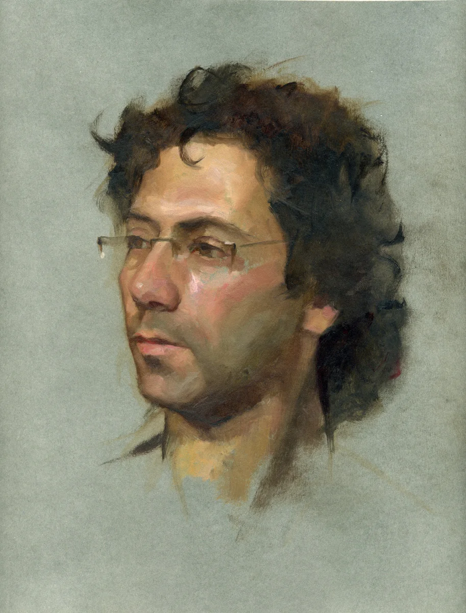  Fishbein, Oil on Paper, 10" x 15" 2008 &nbsp;&nbsp;  Private Collection 