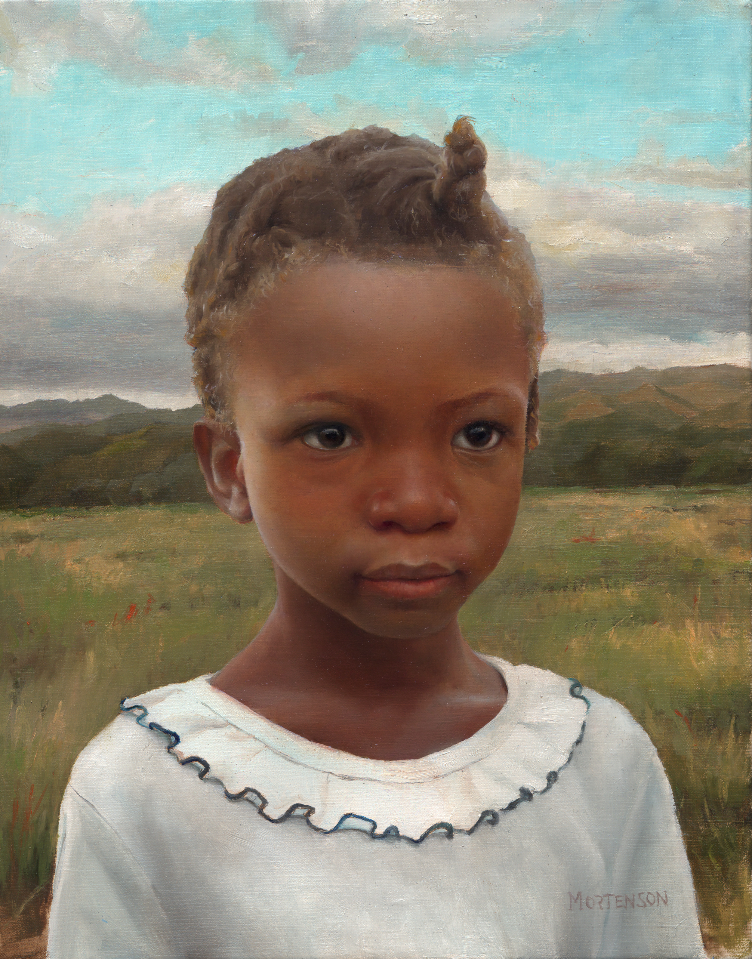   Unicorn Braid , 15 x 12" Oil on Linen, 2013  Private Collection 