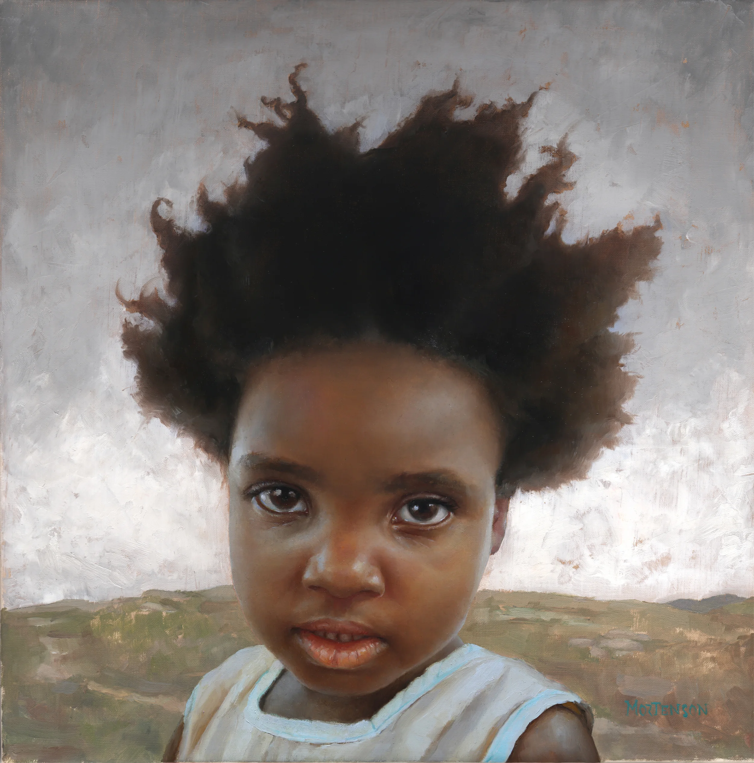   Milan , 14" x 14" Oil on Linen, 2013  Private Collection 