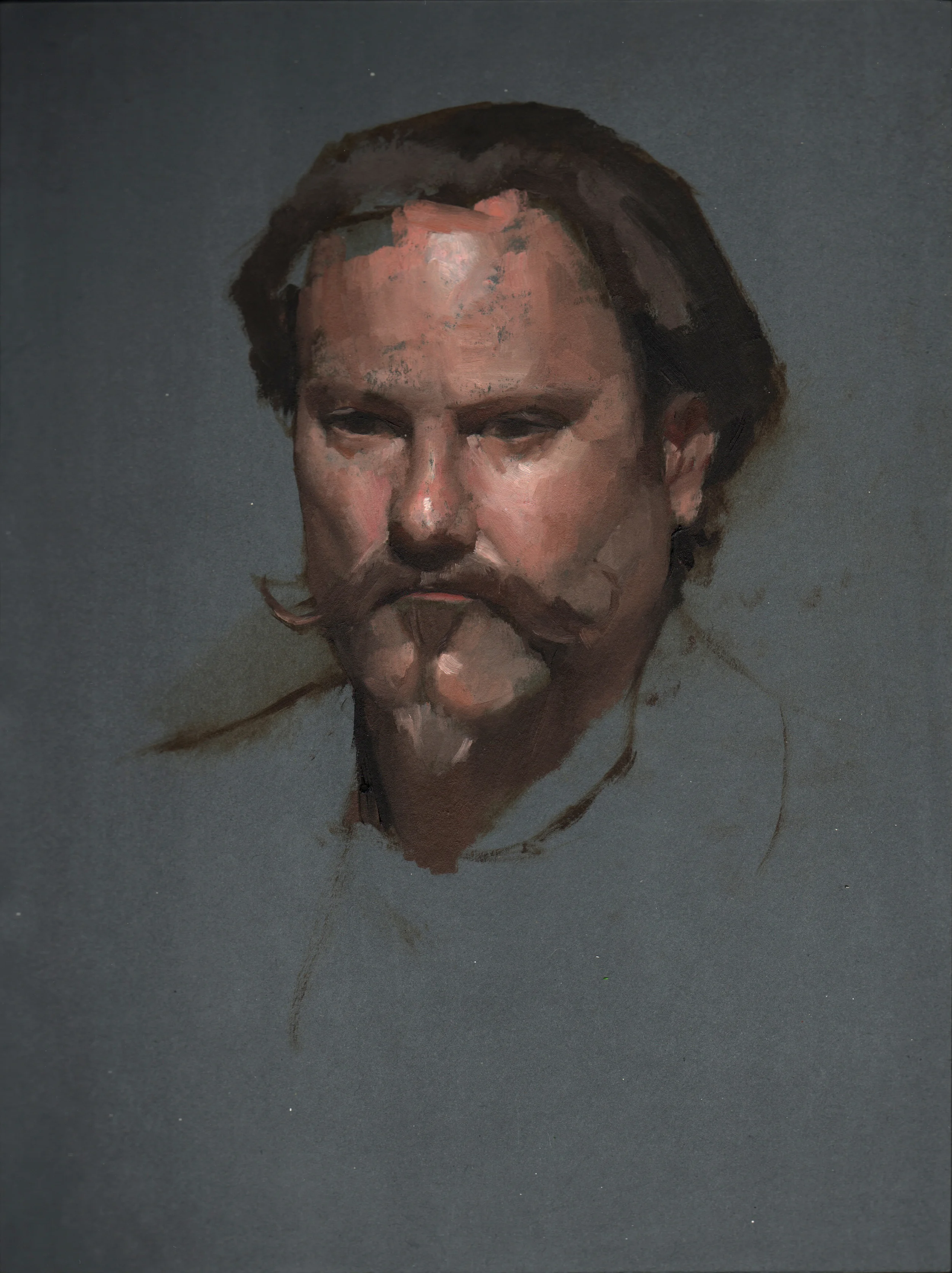  Handle Bar, Oil on Paper, 2013 