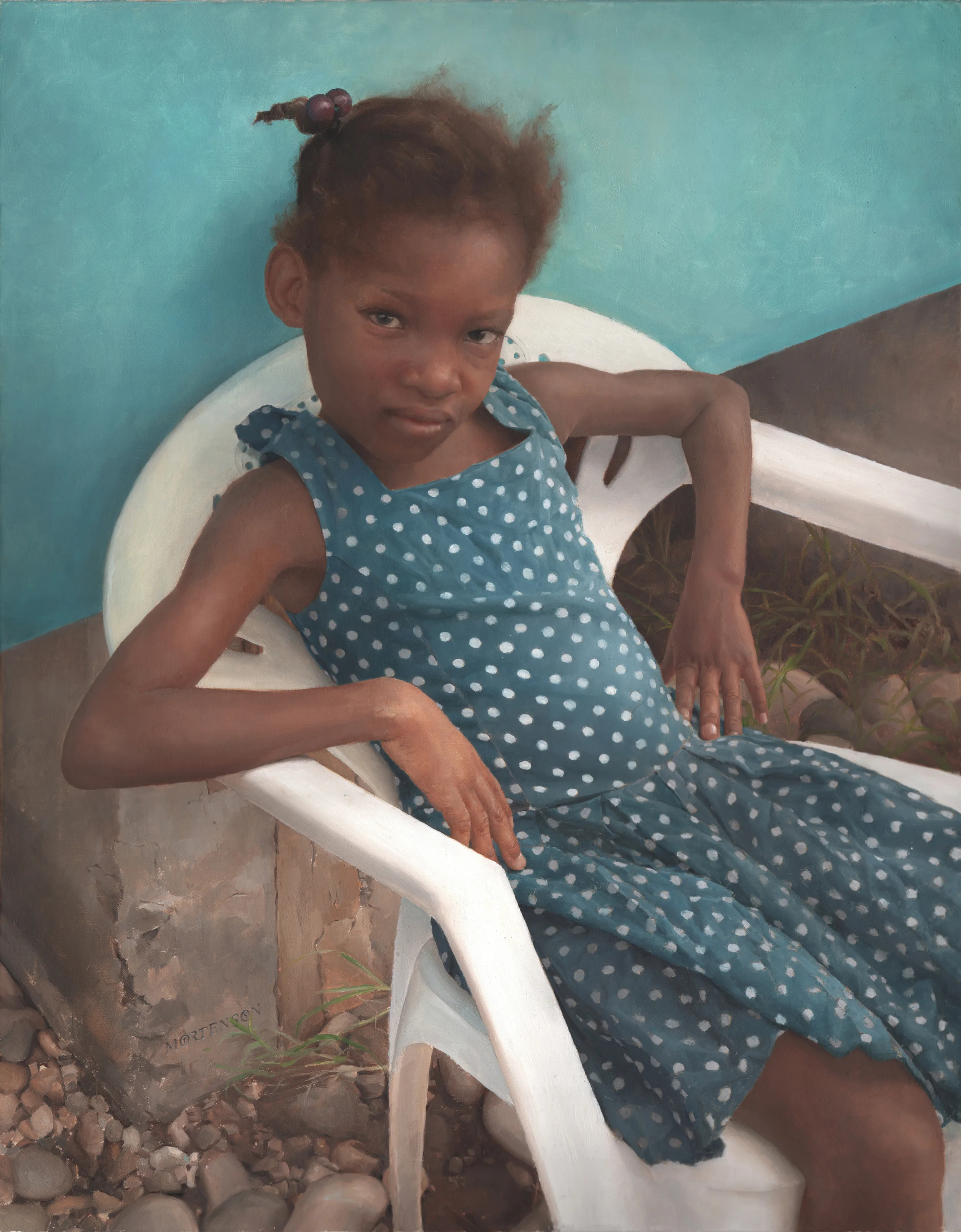   Polka Dots  &nbsp;28 x 22, Oil on Linen 2014    Private Collection 