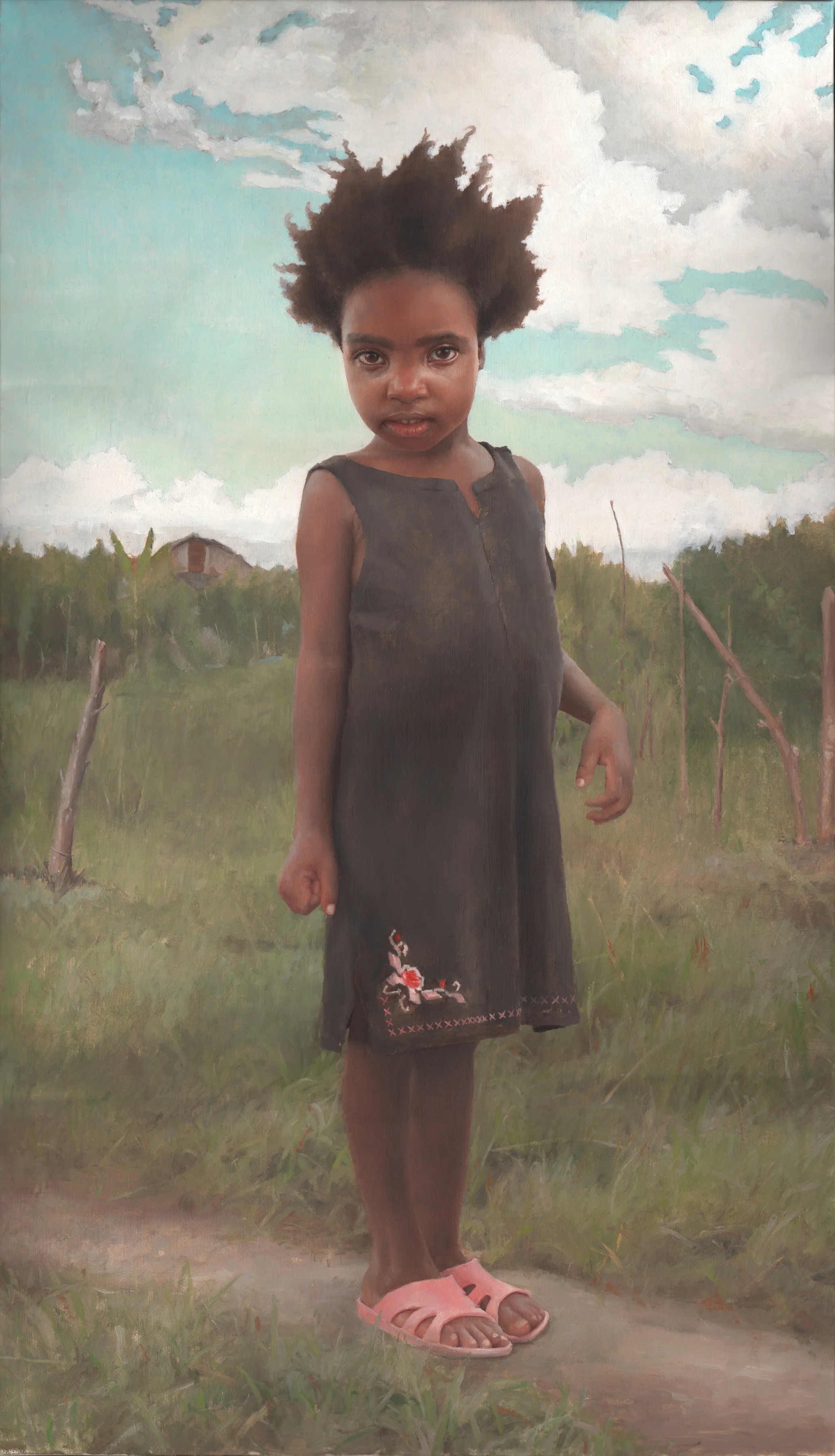   On the Path , 40 x 25, 2014  Private Collection 