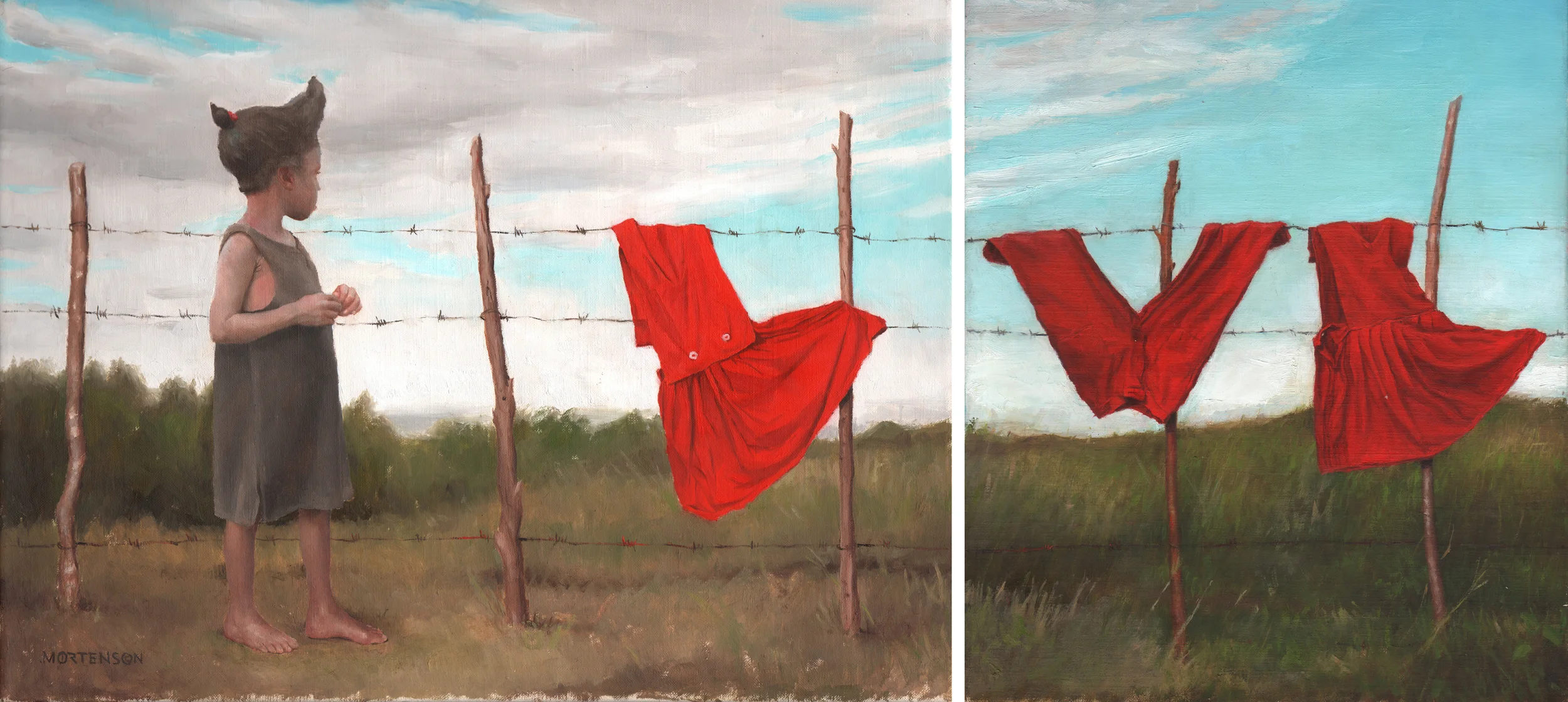   School Laundry , 12x16, 12x10, 2015  Private Collection 