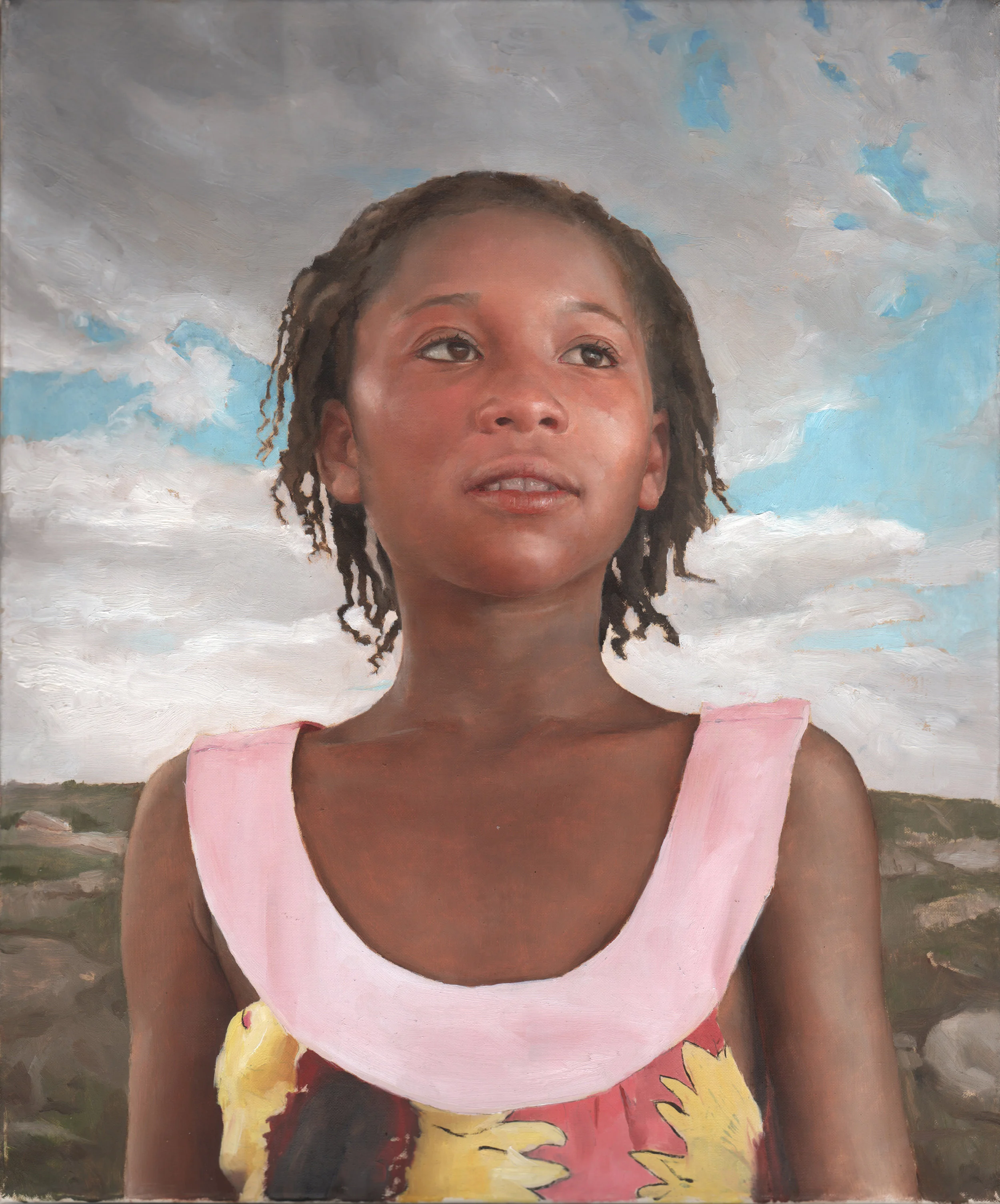 Sunflower 18x15, Oil on Linen 2015