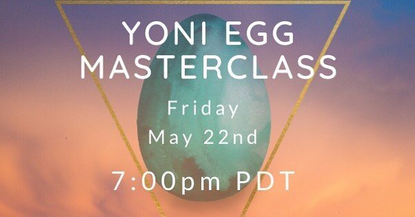 There's so much I want to share with you about the pleasurable healing that can be delivered by a yoni egg practice.
⠀⠀⠀⠀⠀⠀⠀⠀⠀
So I'm offering a free class this Friday to share about...
⠀⠀⠀⠀⠀⠀⠀⠀⠀
How a yoni egg practice can support your nervous syste