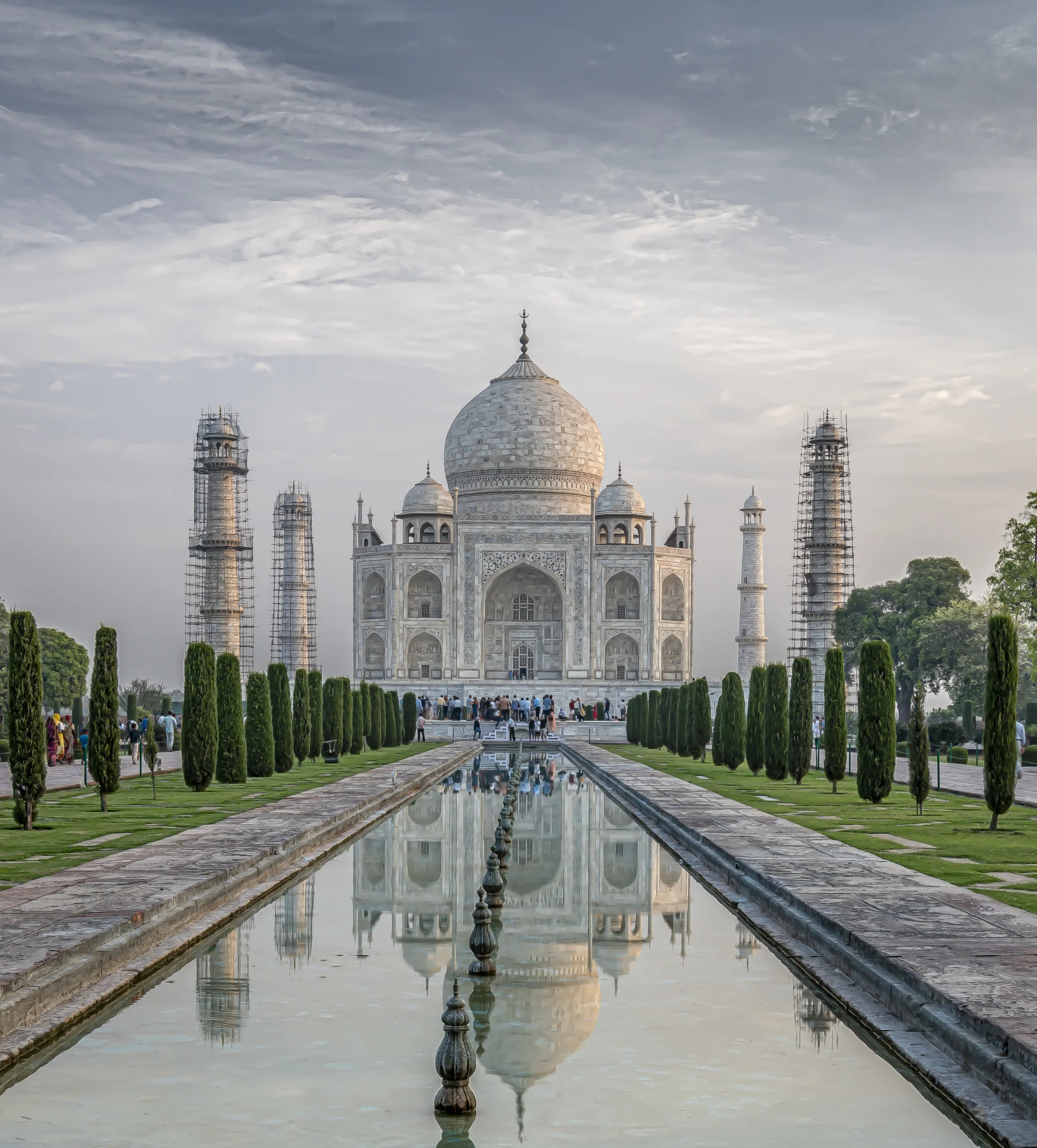 Taj Mahal at sunrise